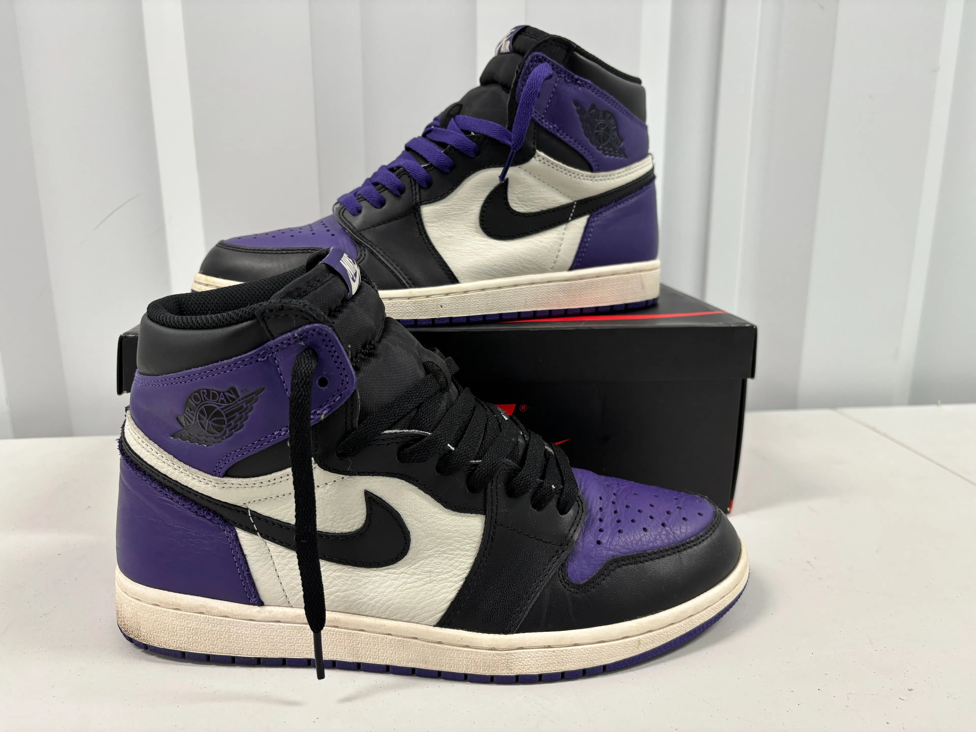 Product image for Size 11 -  Nike air jordan 1 court purple 1.0 w box excellent condition
