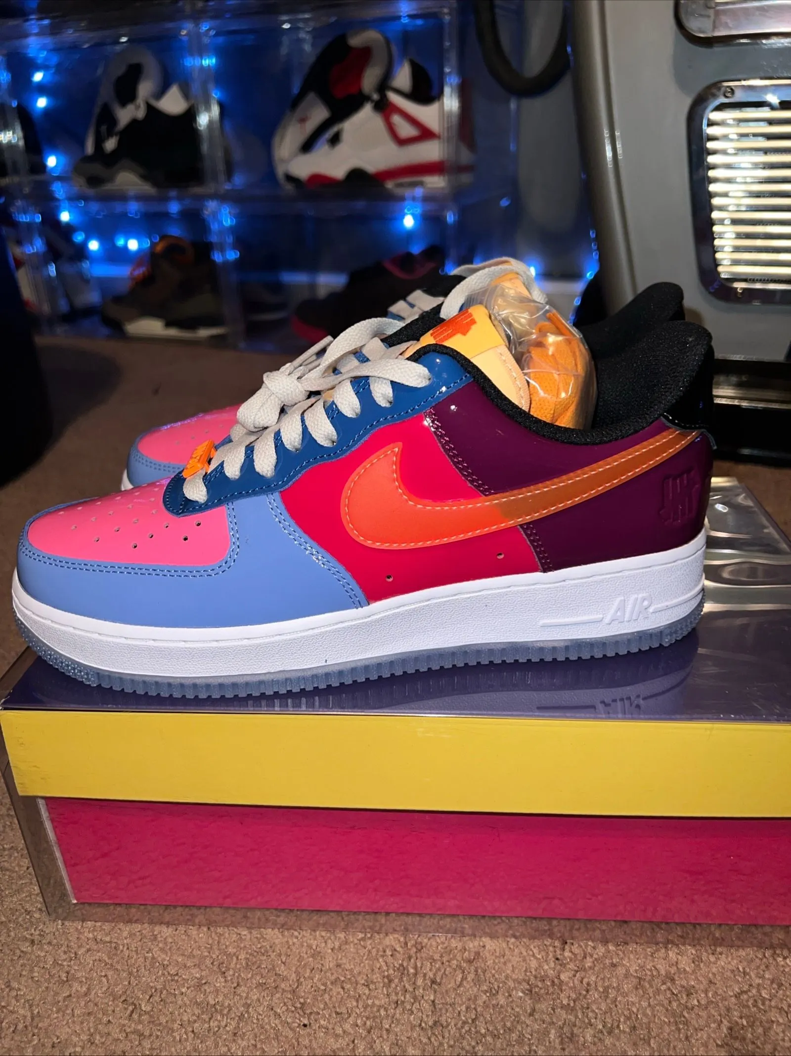 Product image for 8M AF1 UNDEFEATED MULTI PATENT TOTAL ORANGE