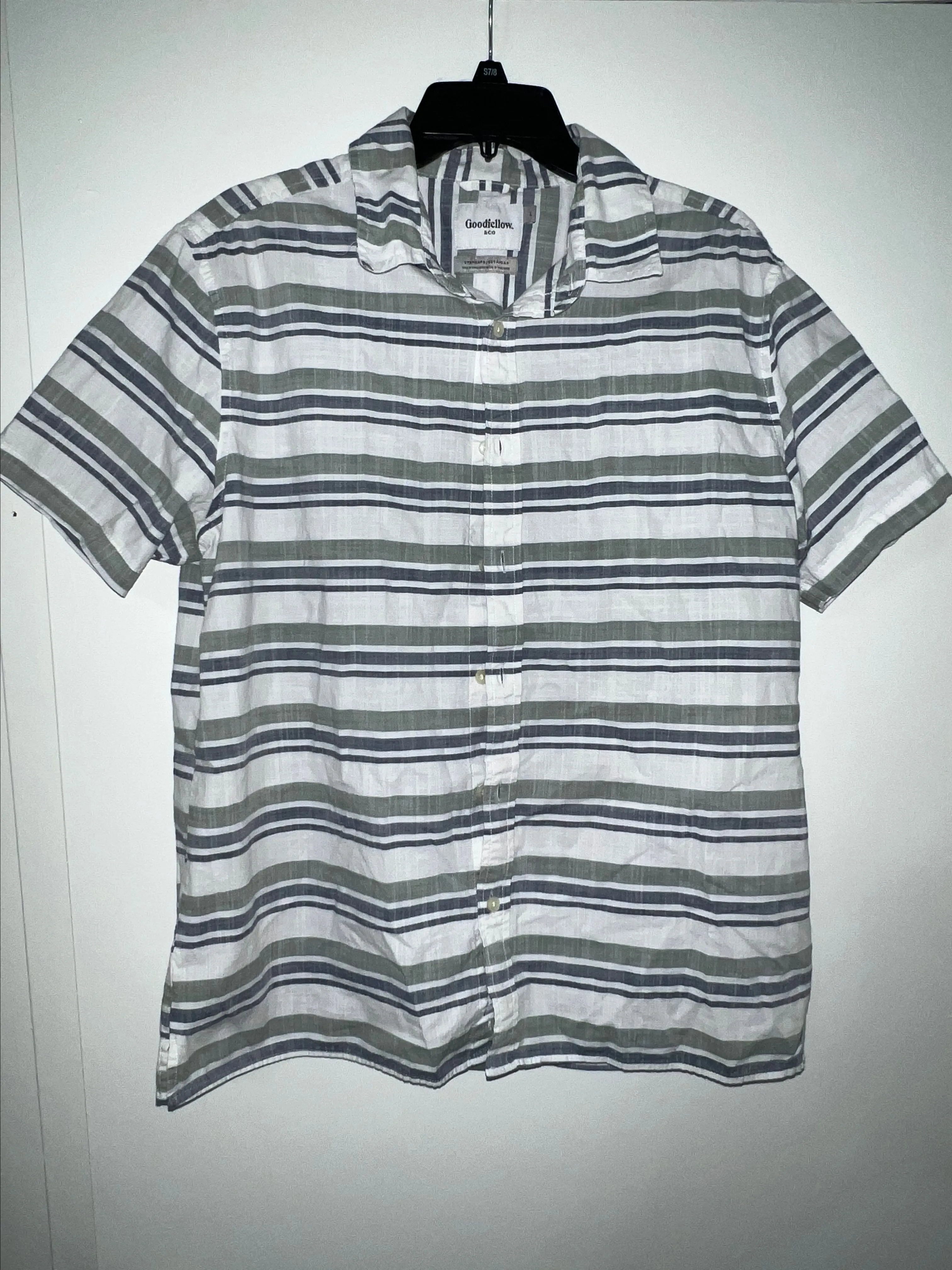 Product image for Goodfellow & Co Collard Button Up Tee Size Large