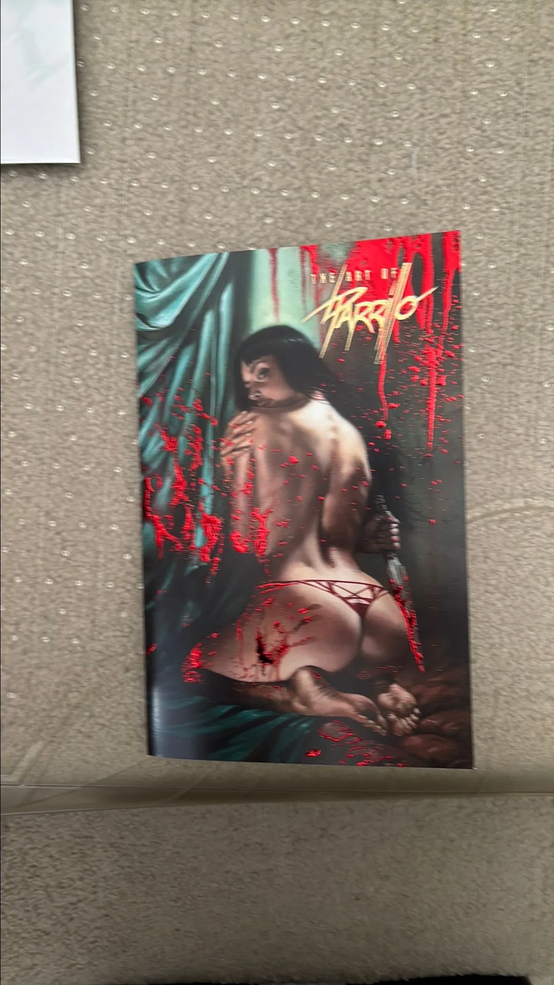Product image for Art Of Lucio Parrillo Artbook Gold Rainbow Embossed Whatnot Edition Ltd 200 Very Rare B