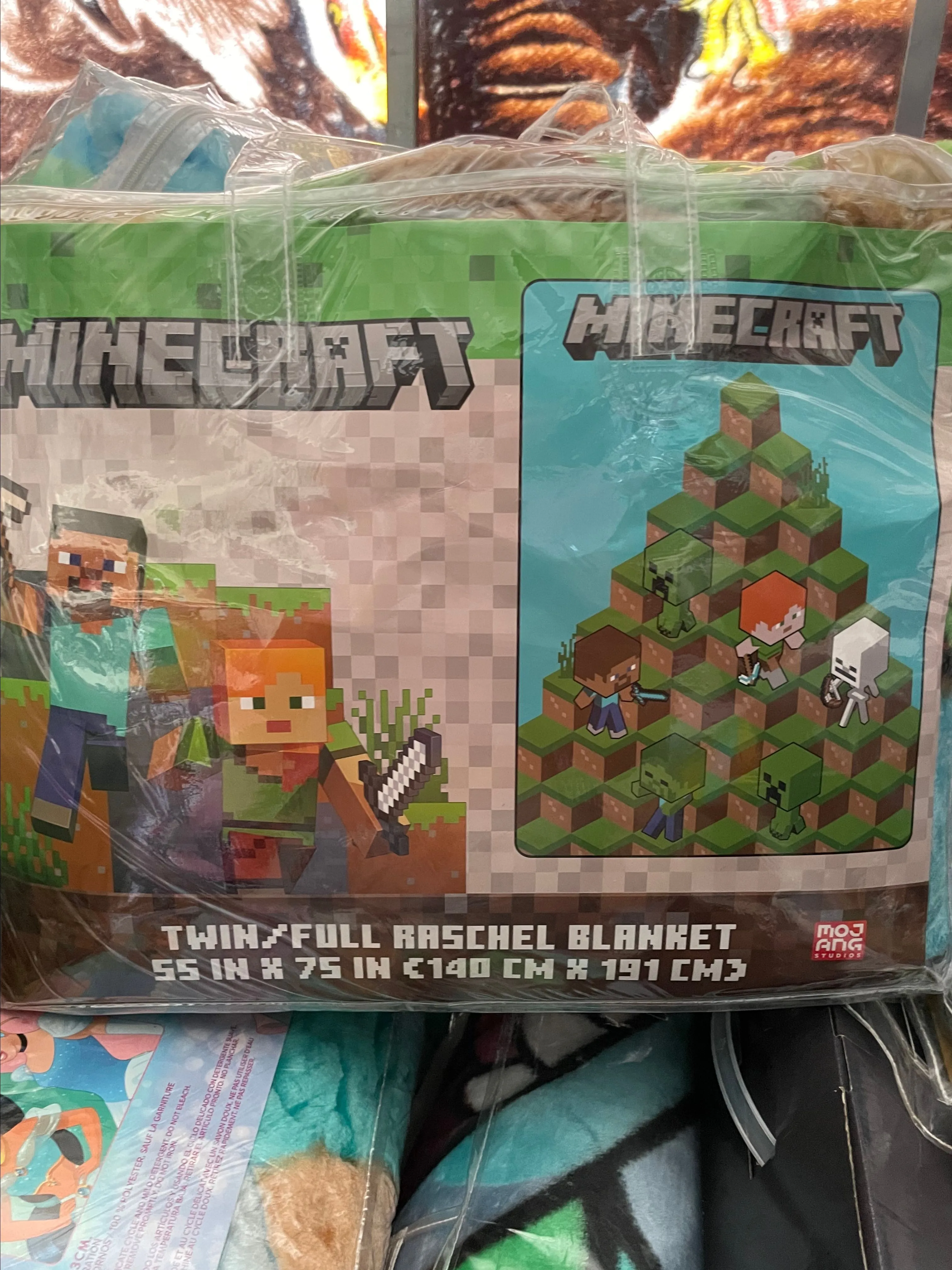 Product image for Minecraft blanket