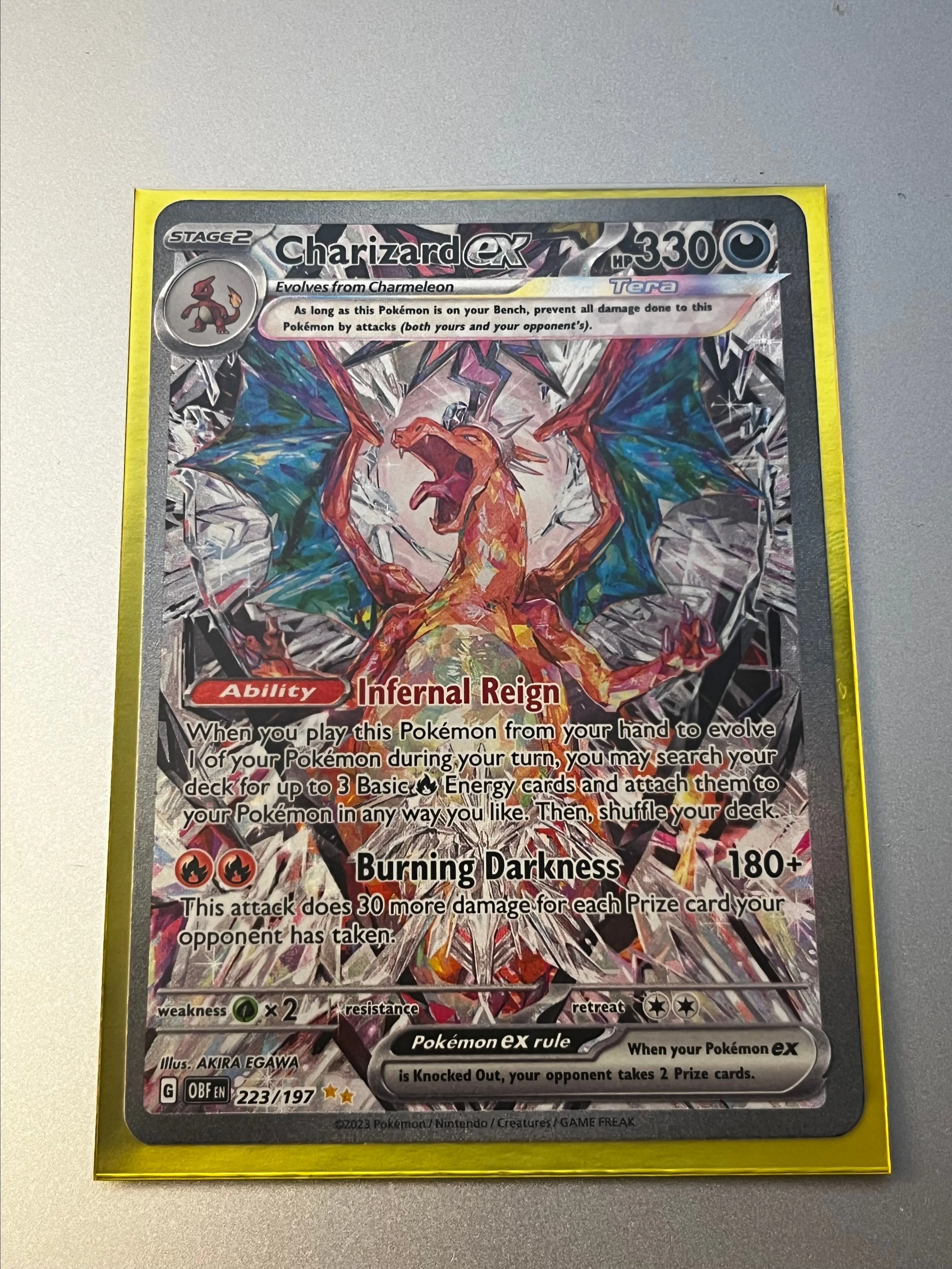 Product image for Charizard EX Tera 223/197 Special Illustration Card