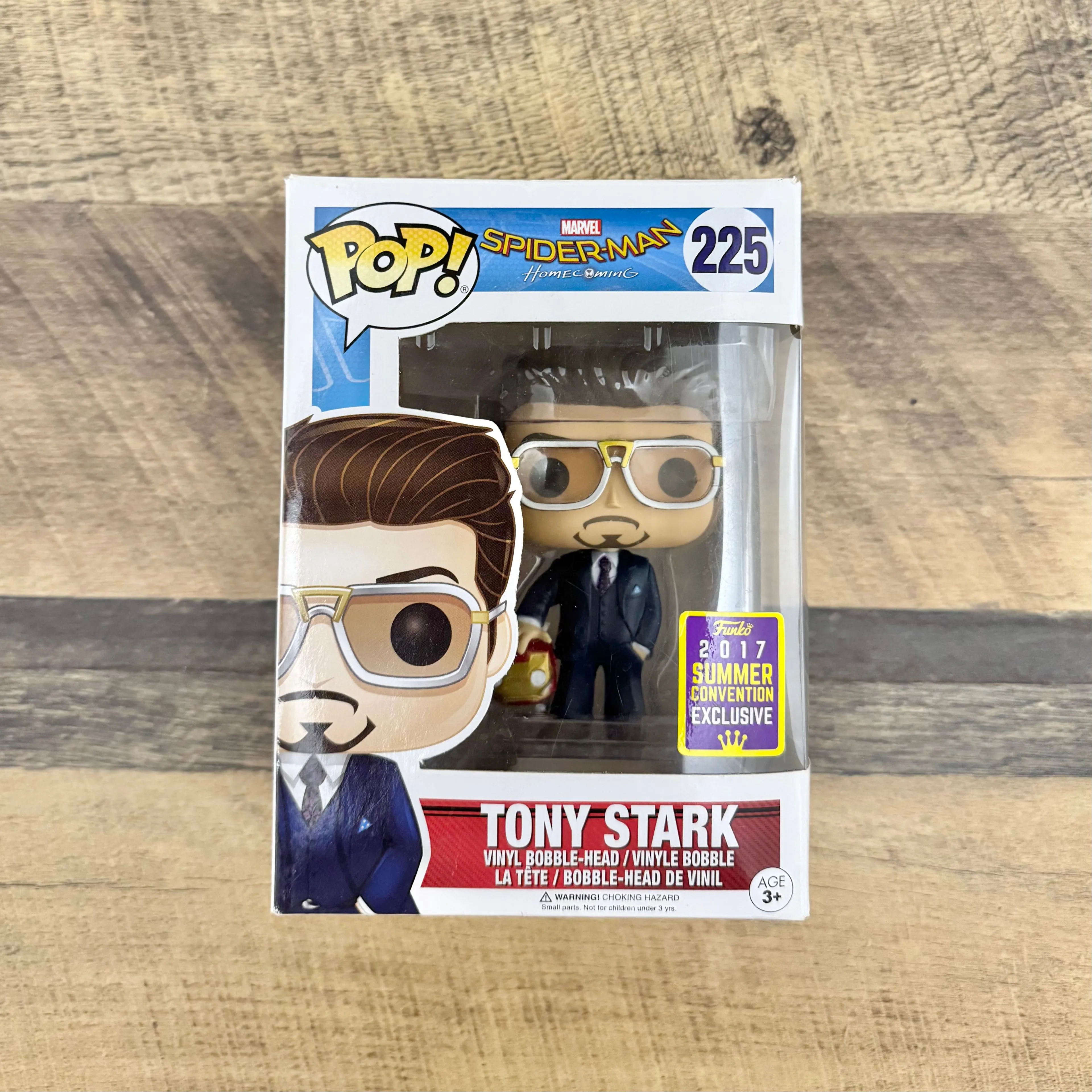 Product image for Funko Pop! Marvel #225 Tony Stark, 2017 SDCC Exclusive!!!  NEW SEALED!