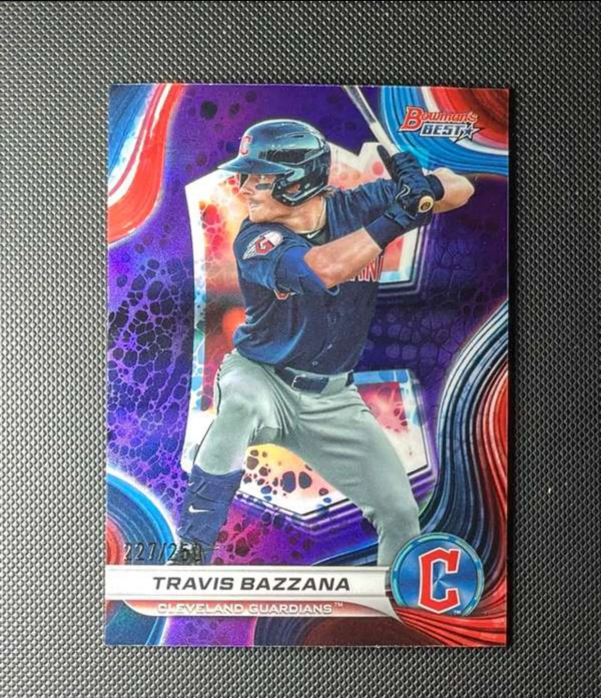 Product image for 2024 Bowman's Best - Travis Bazzana Purple Refractor /250 - Cleveland Guardians