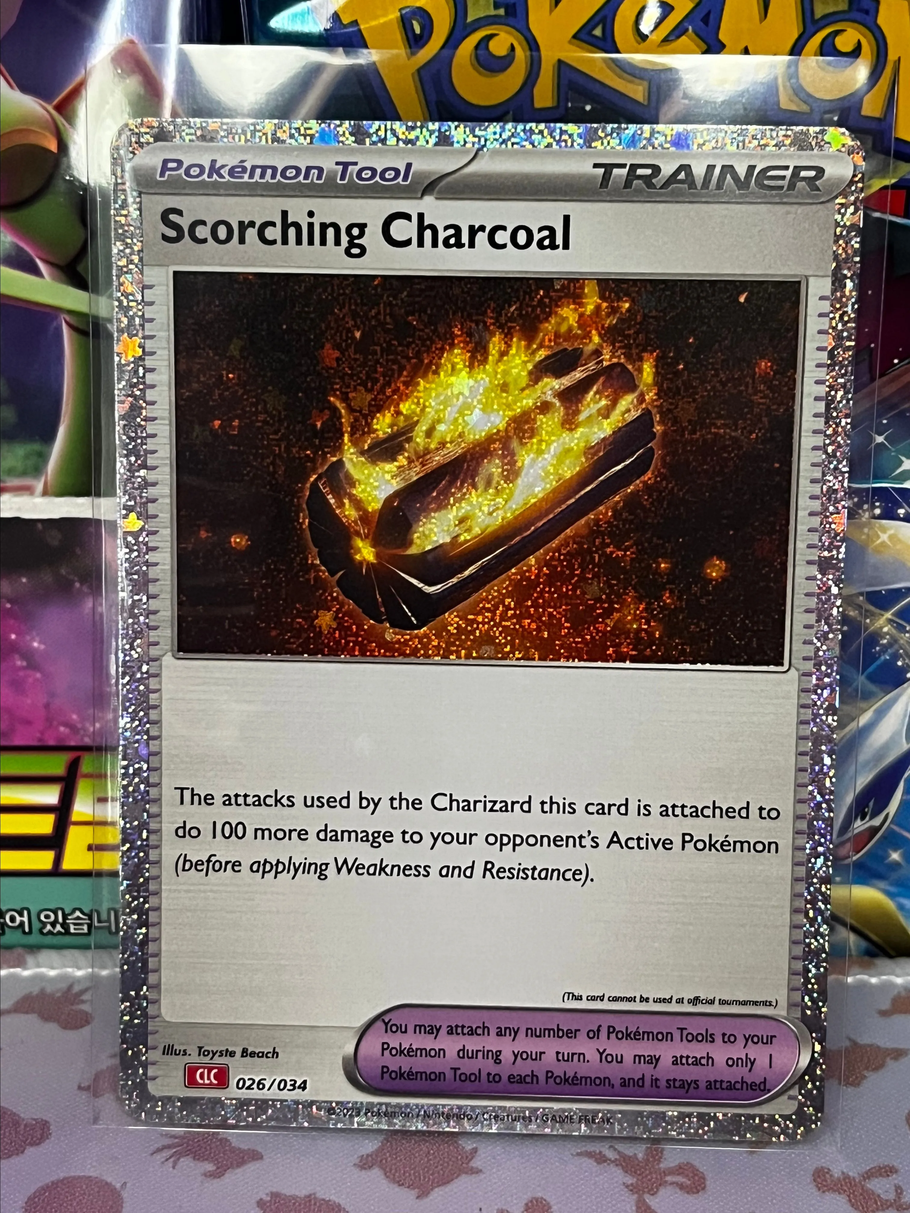 scorching charcoal pokemon card Scorching Charcoal CLC 026/034 – PokeChalet main image 0