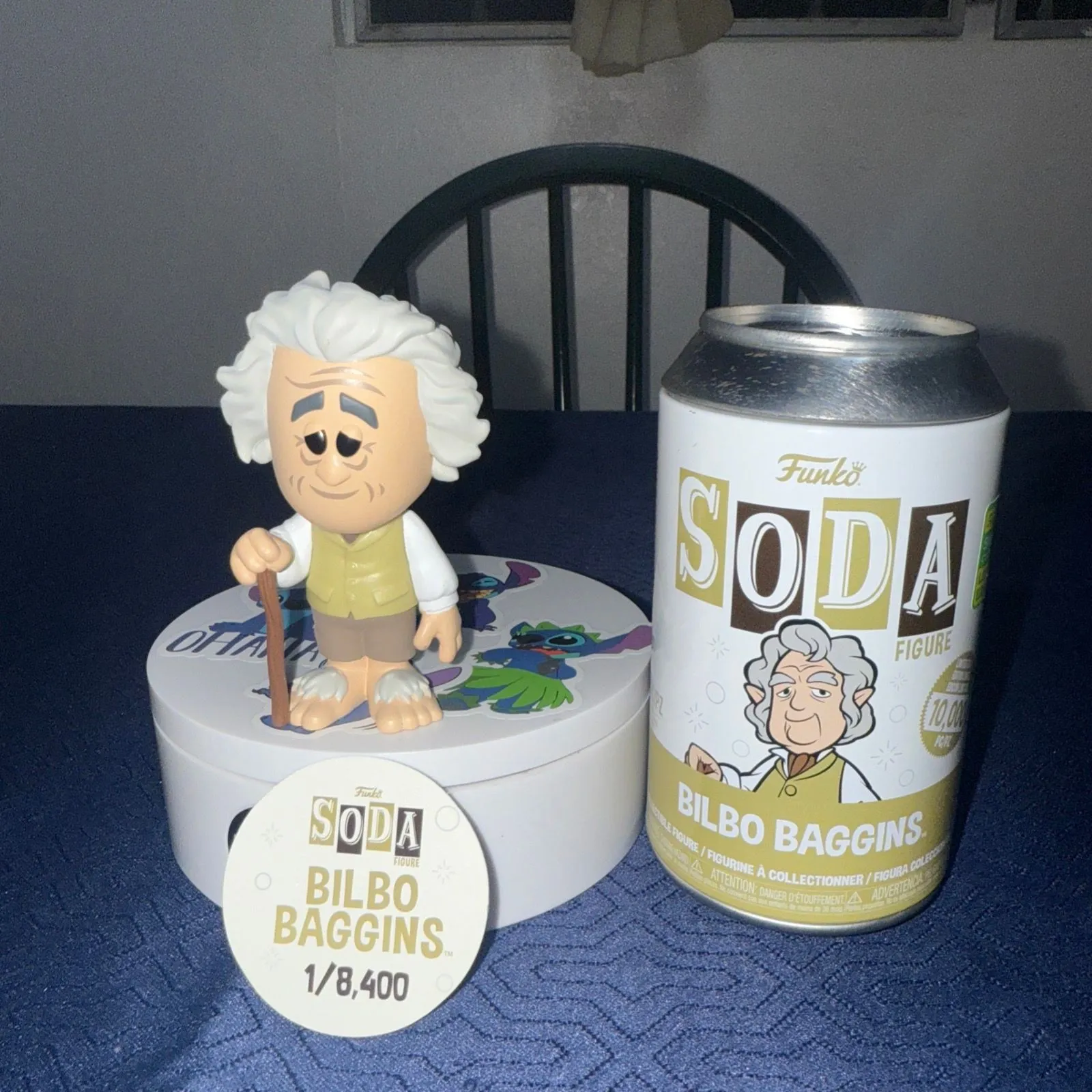 Product image for Funko Soda Bilbo Baggins Lord Of The Rings SDCC 2022 Exclusive Vinyl Figure common
