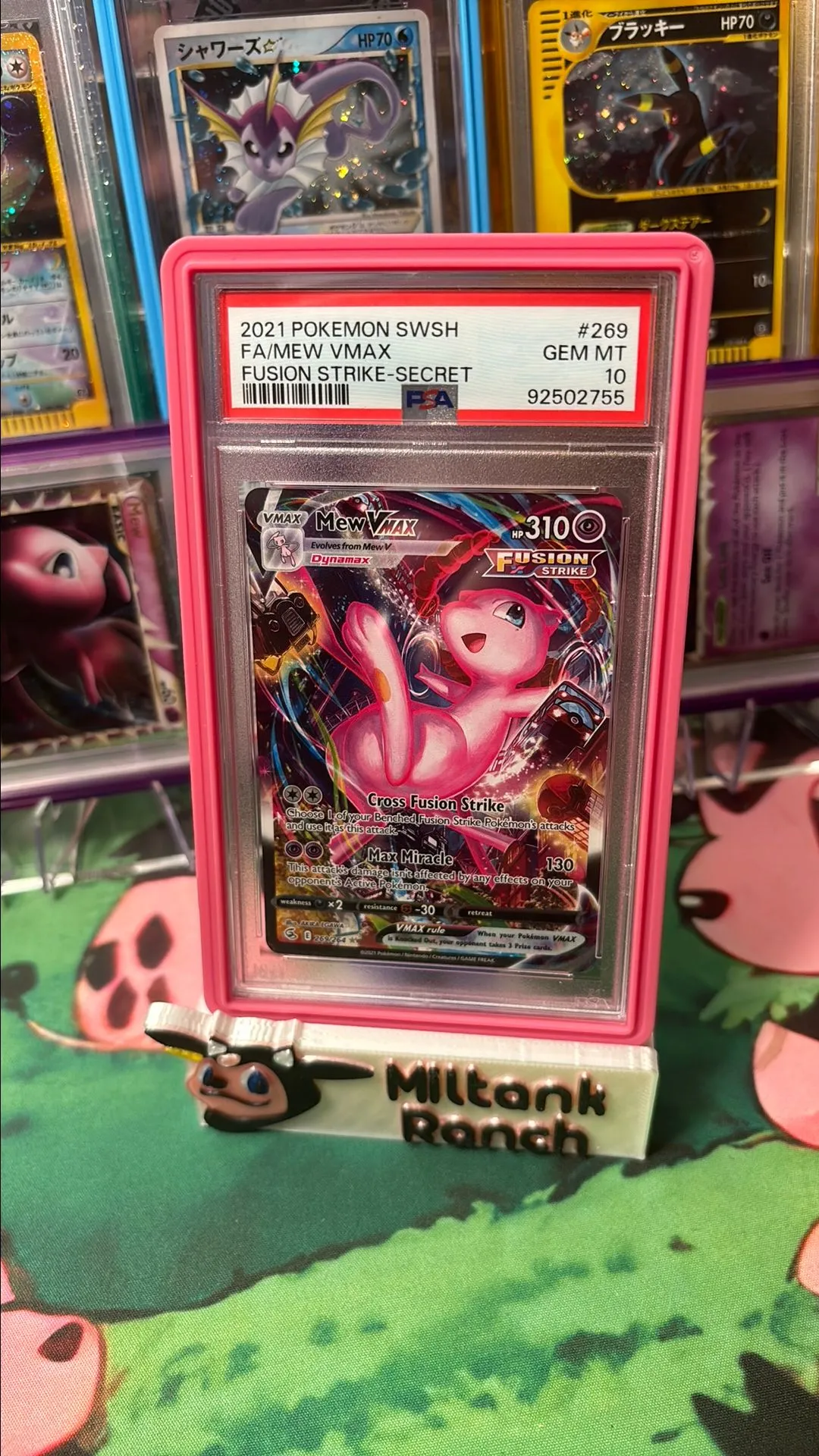 Product image for MEW VMAX  FUSION STRIKE  PSA GEM MINT 10