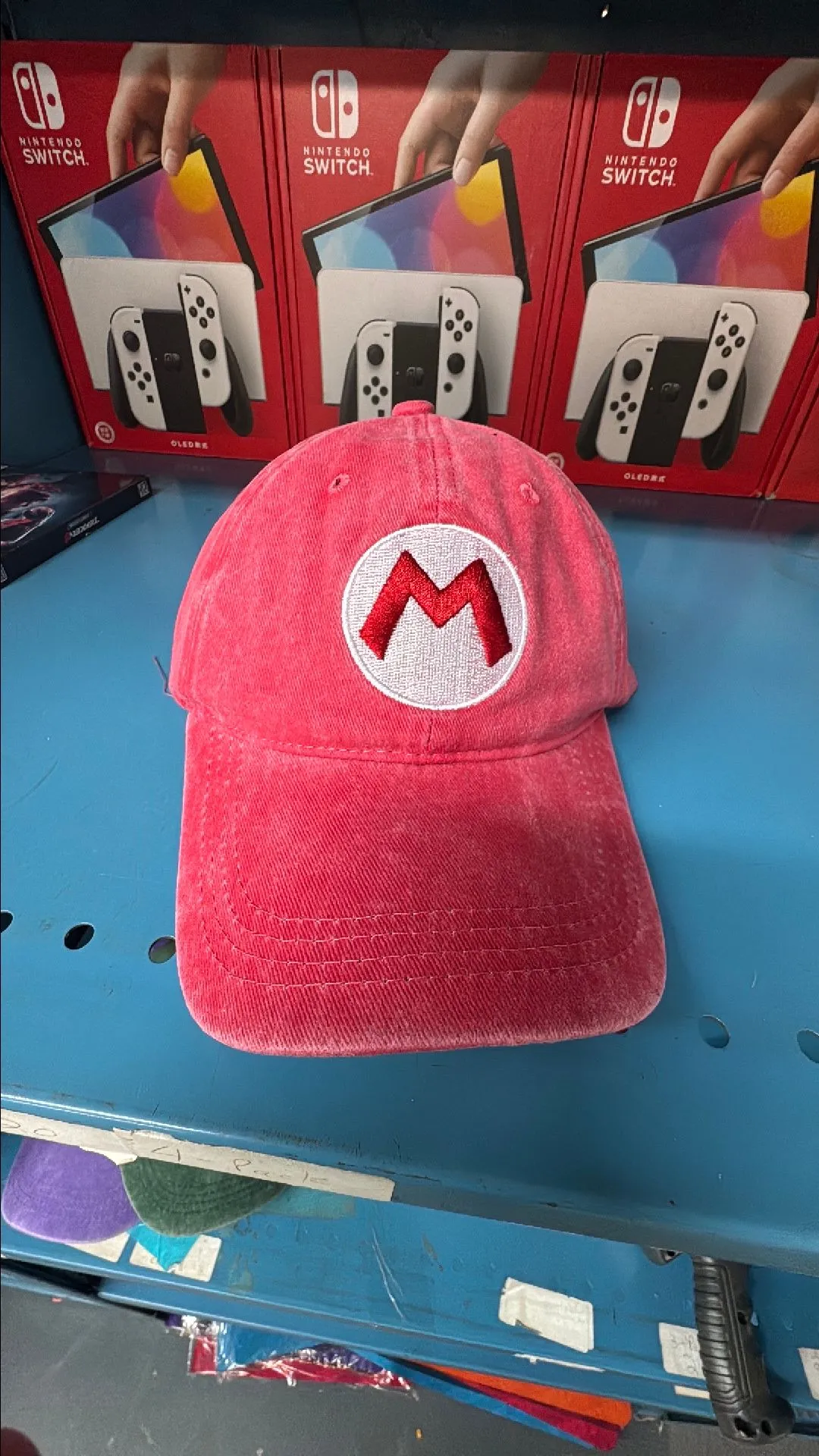Product image for MARIO ADJUSTABLE BASEBALL CAP