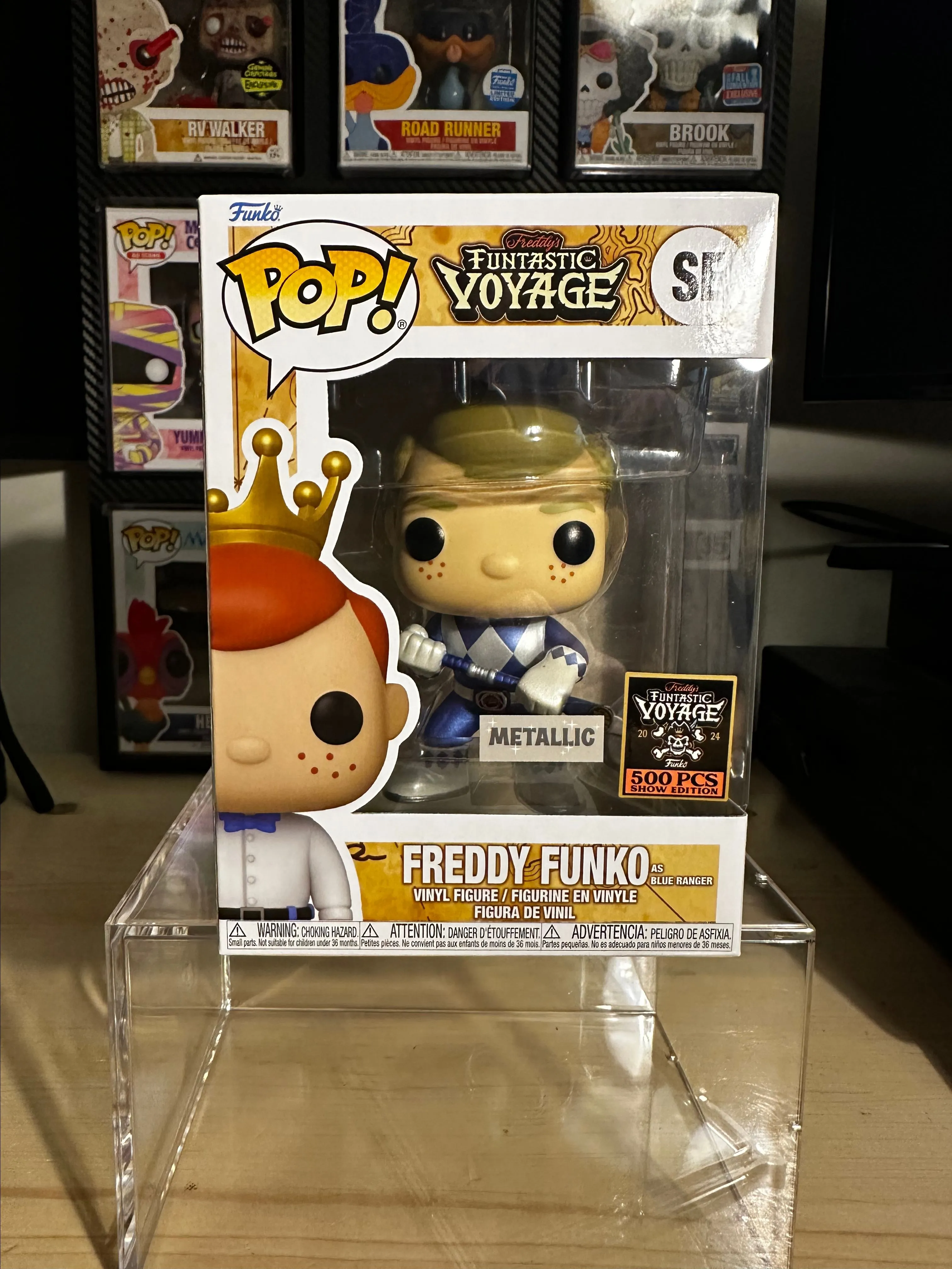 Product image for Freddy Funko as Blue Ranger (Metallic) [Fundays] LE 500