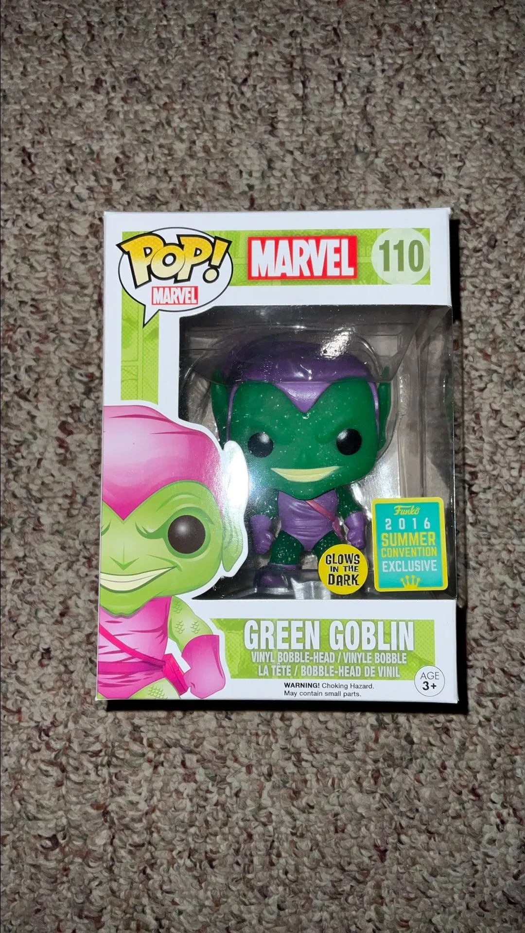 Product image for Green Goblin (w/ Glider) (Glow in the Dark Glitter) [Summer Convention Shared Exclusive] - #110