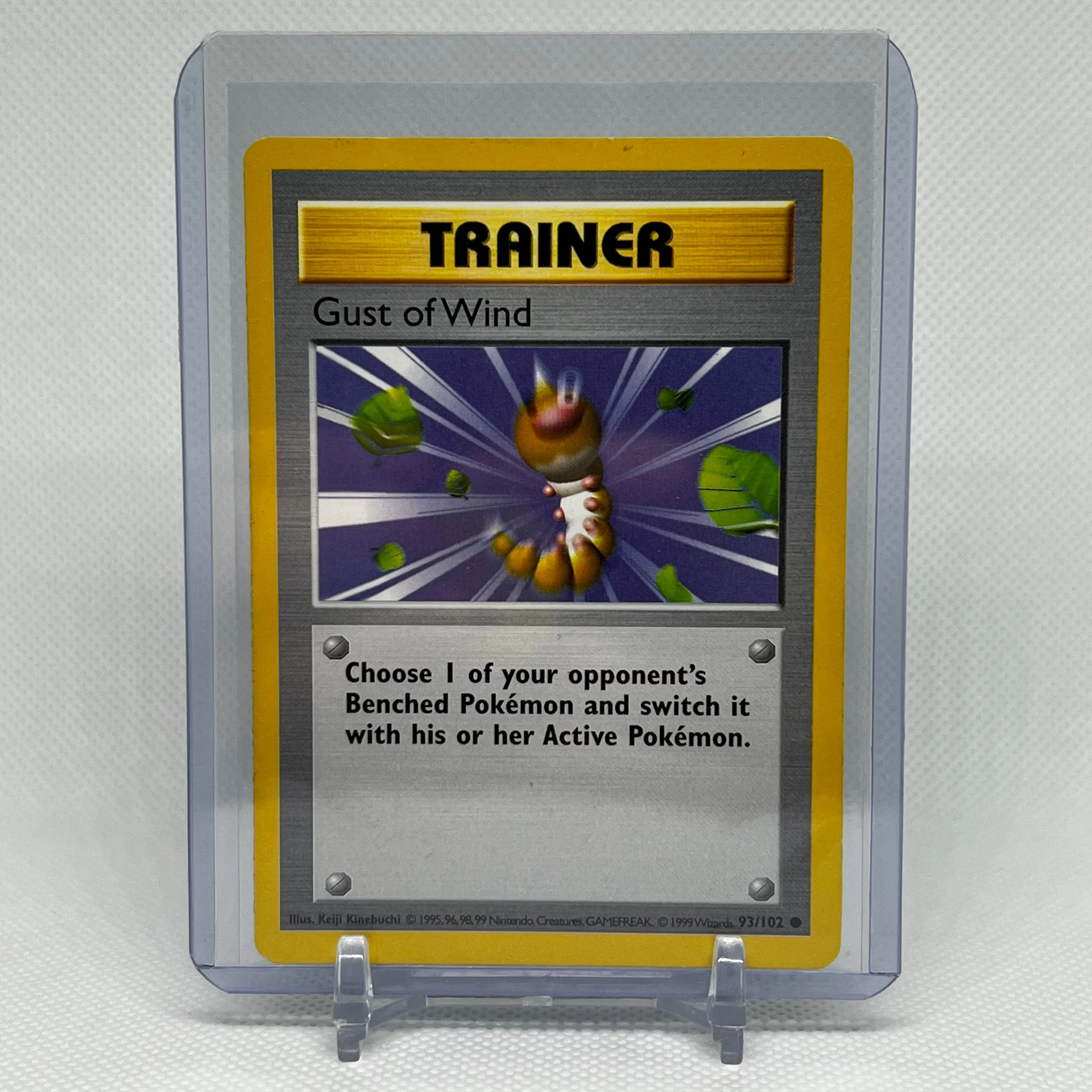 1999 First Edition Base Set Shadowless Gust of Wind Pokmon Trainer Card  #93/102  Whatnot: Shop, Sell, Connect