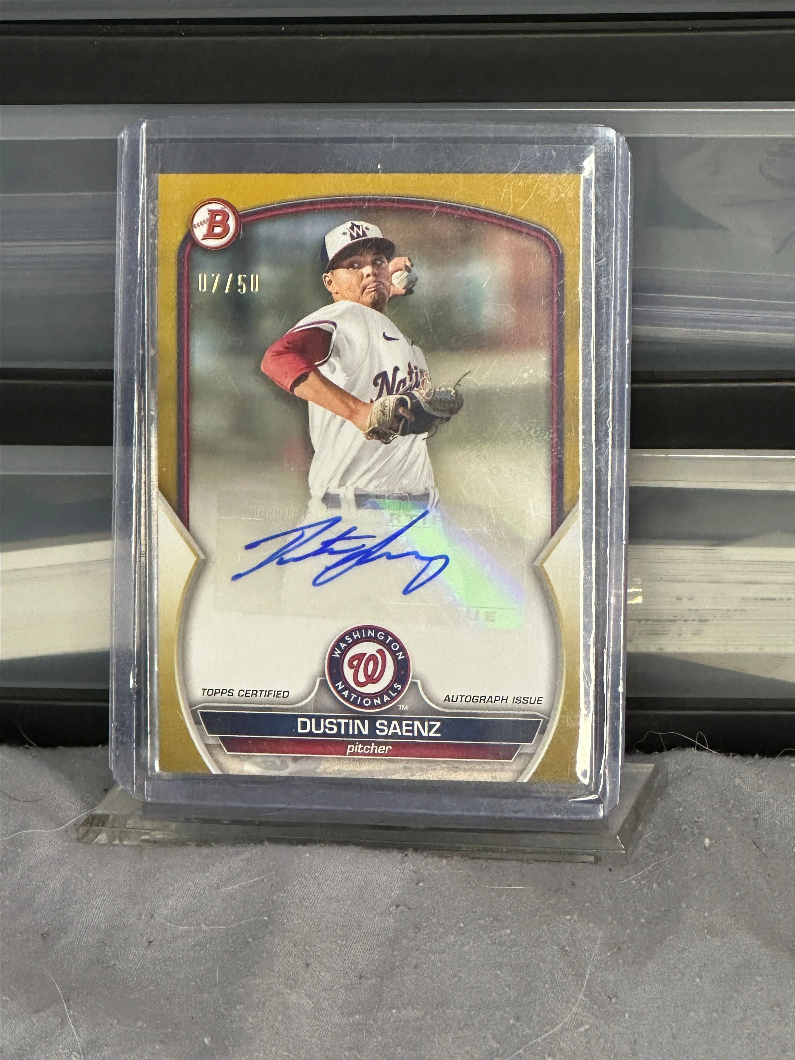 Product image for Dustin Saenz AUTO 7/50