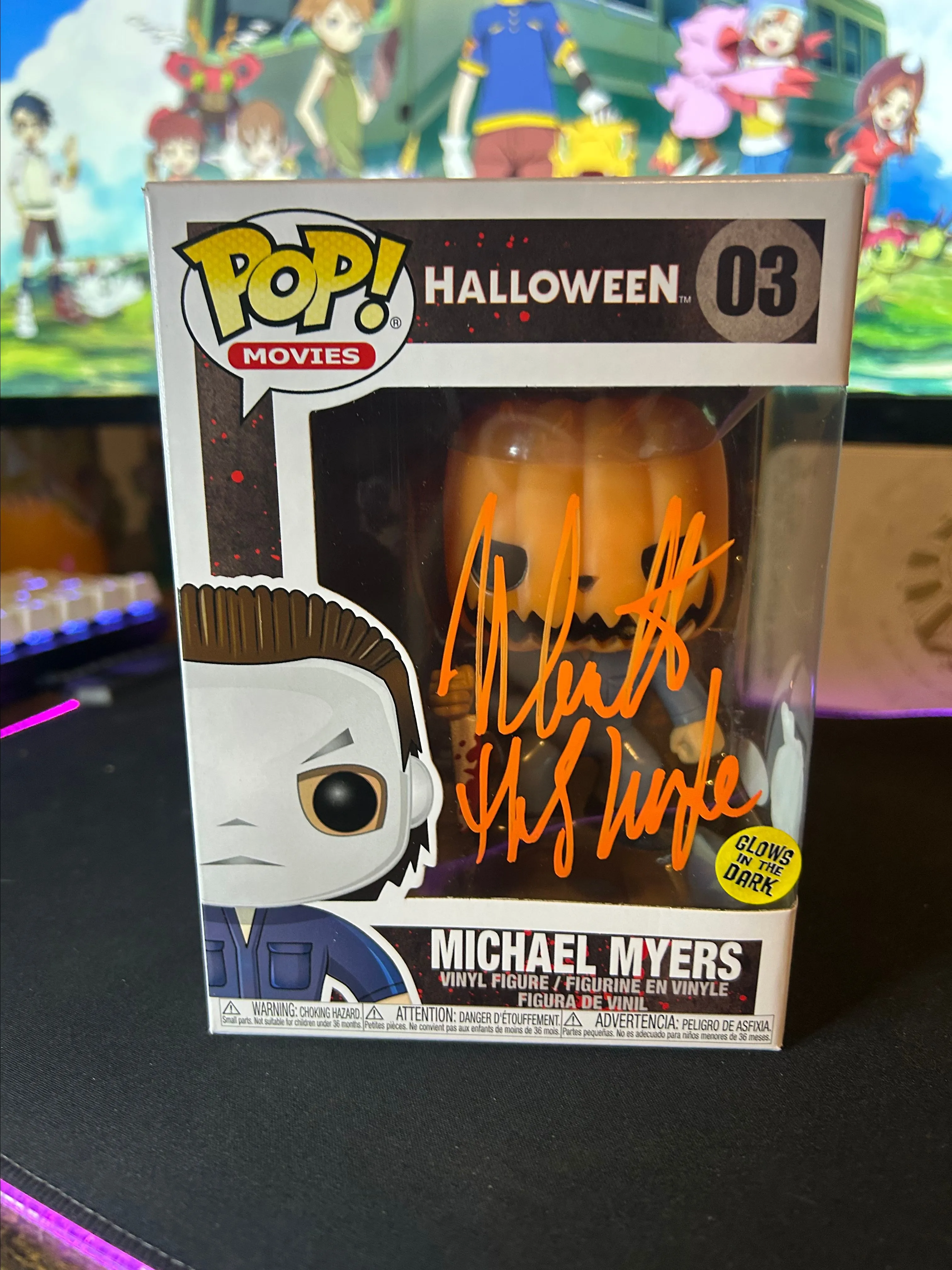 Product image for Michael myers glow autograph