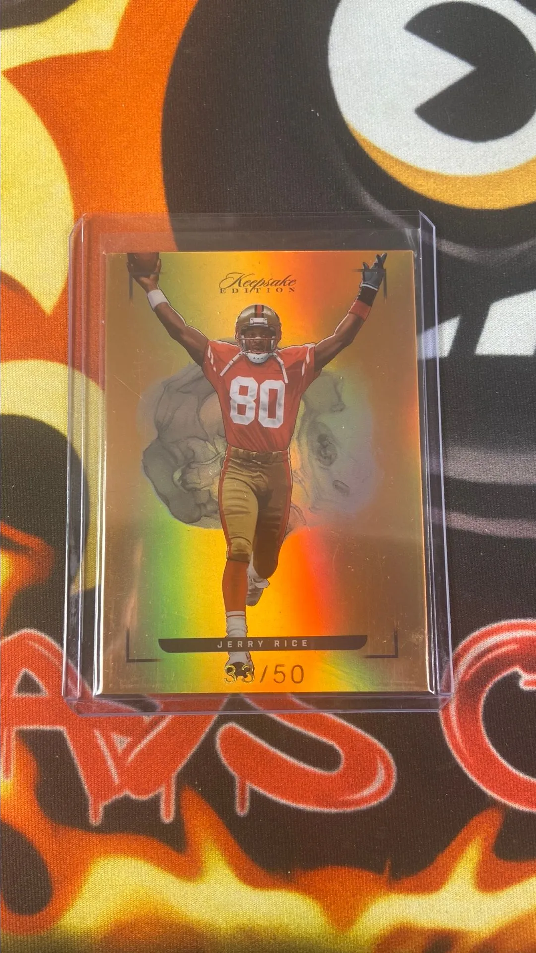Product image for 2022 Keepsake Jerry Rice /50 49ers