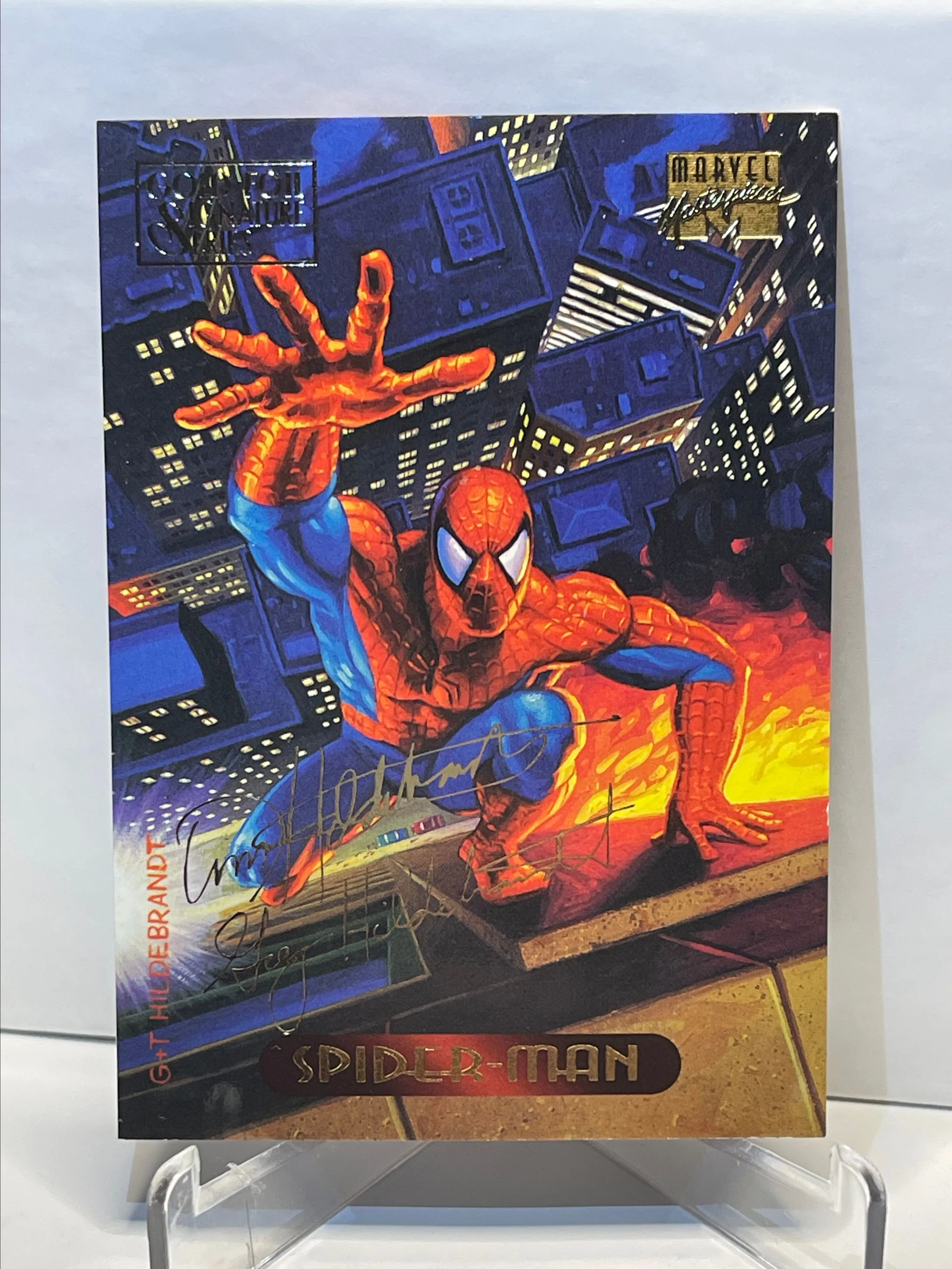 Product image for Marvel Masterpieces : Gold Foil Signature Spider-Man