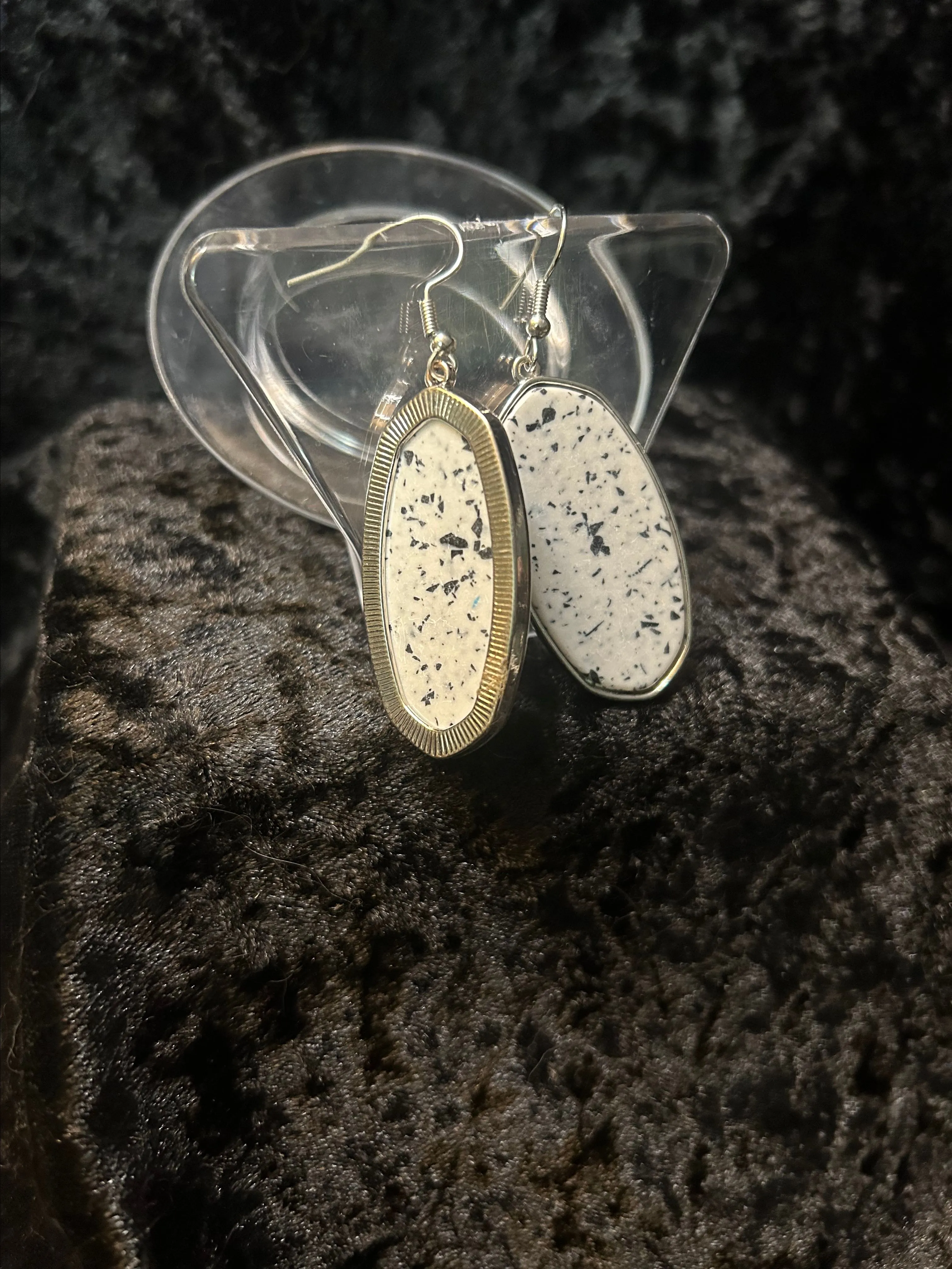 Product image for Long silver earrings