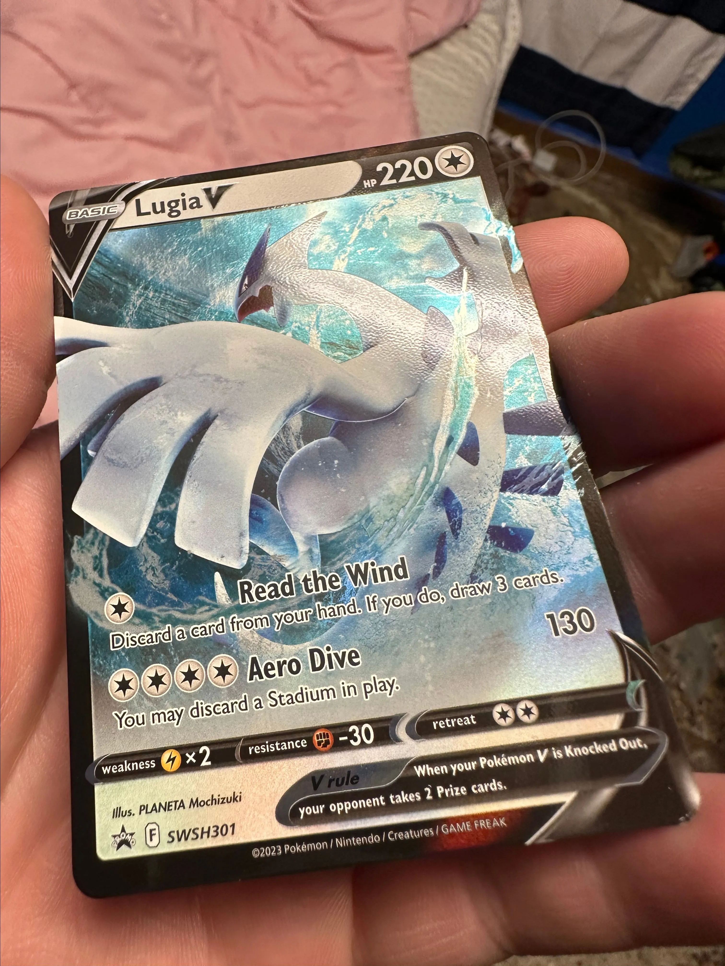 Pokemon Trading Card Game Sword & Shield Promo Lugia V SWSH260 [Lightly Played]