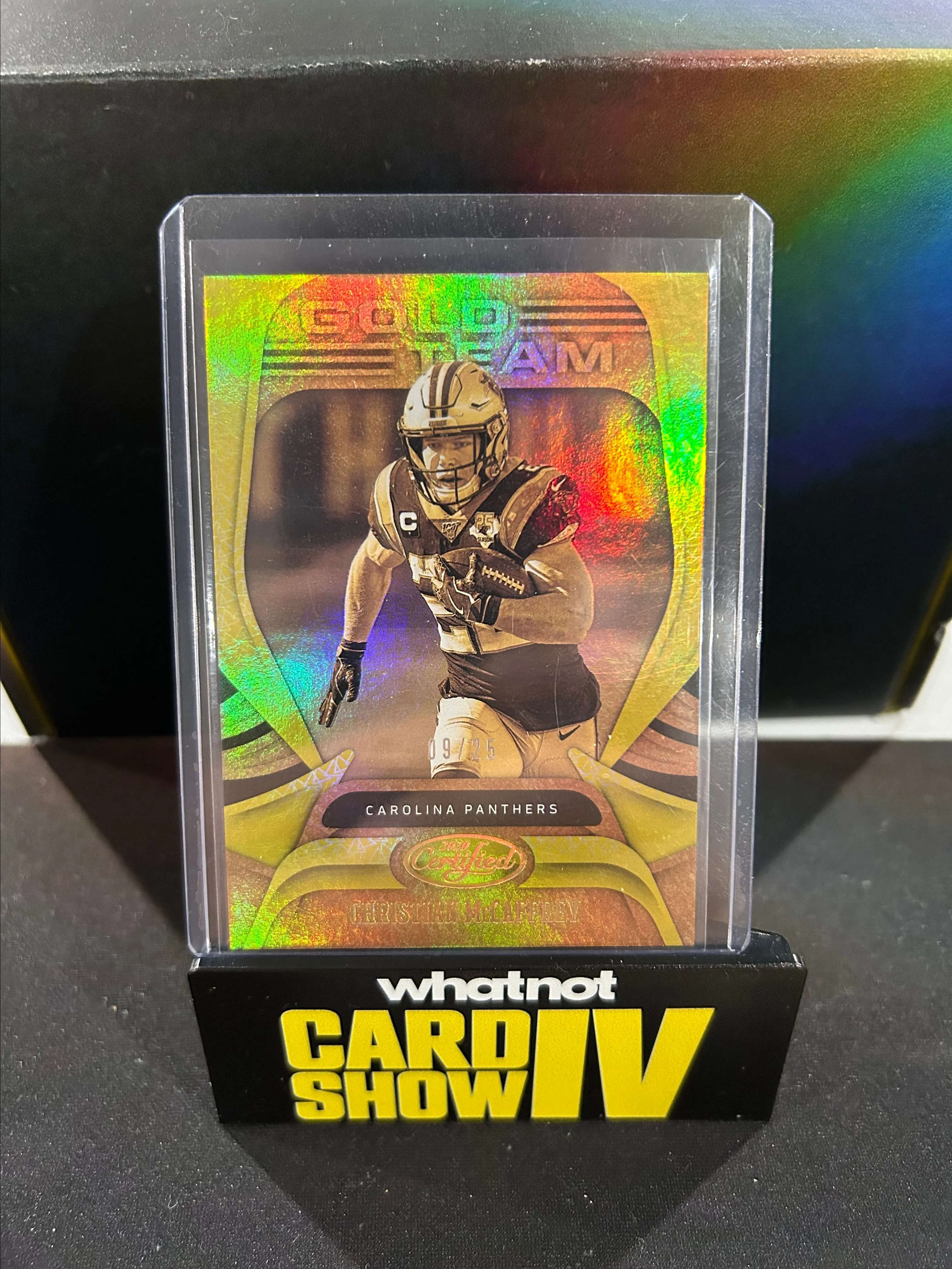Product image for Christian McCaffrey Gold Team /25