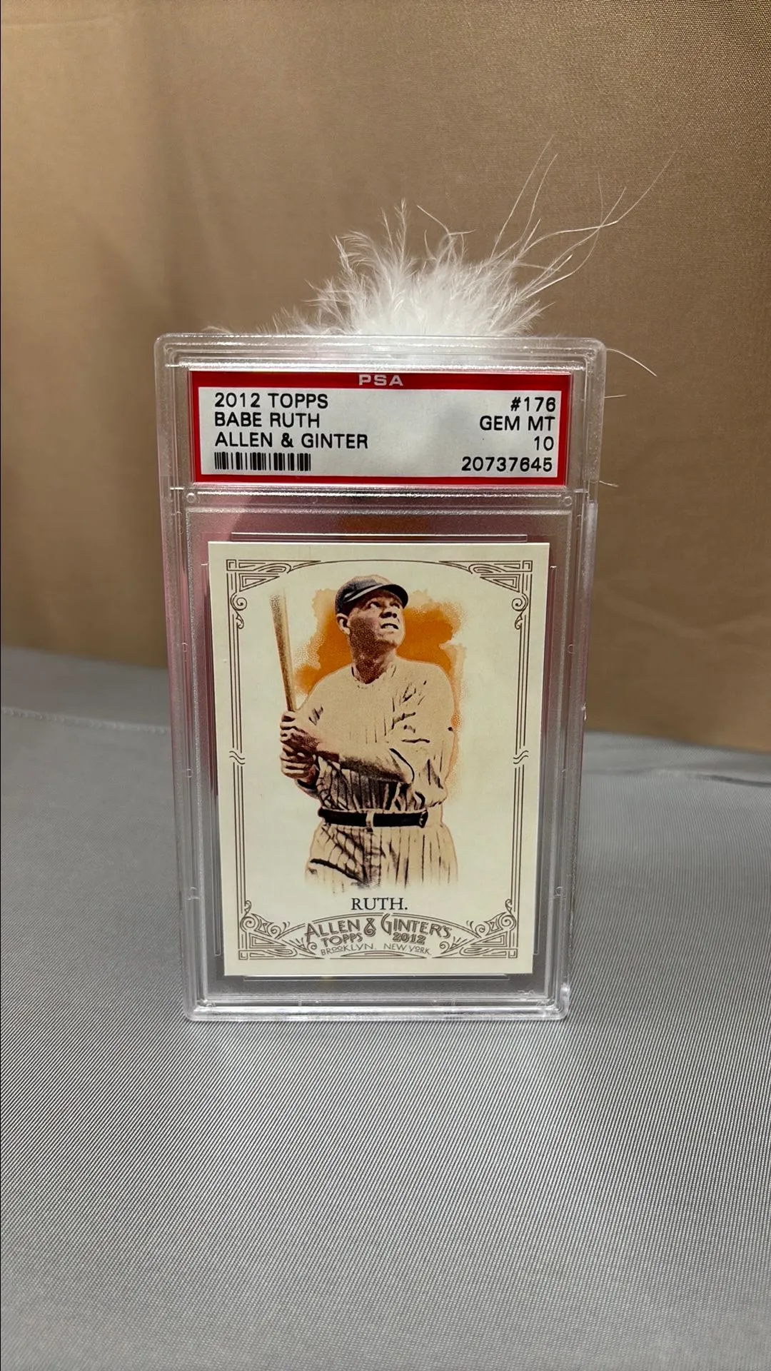 Product image for 2012 Topps Allen & Ginter Babe Ruth 176  PSA GEM MT 10