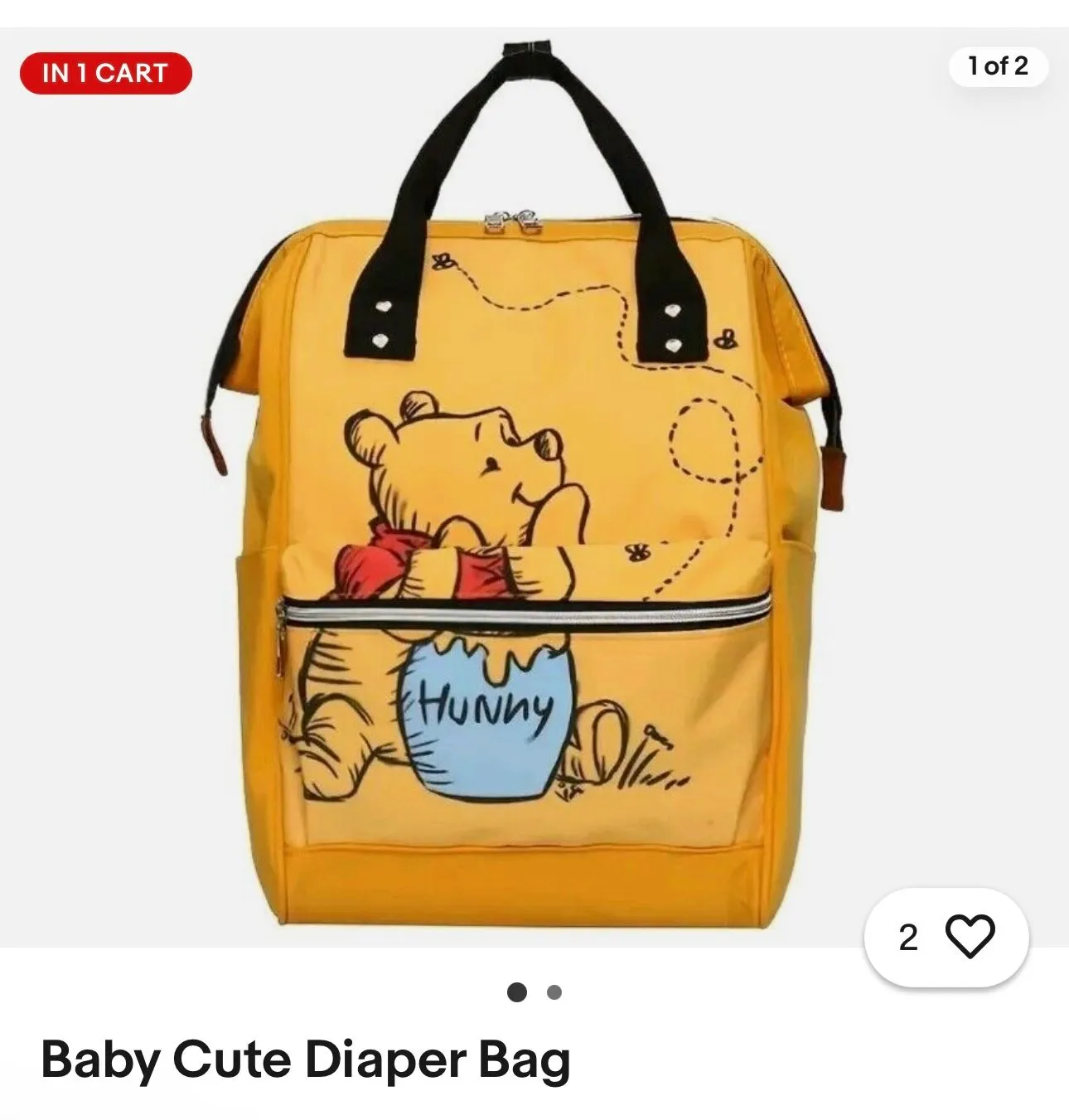 Product image for Winnie the Pooh Diapers Bag