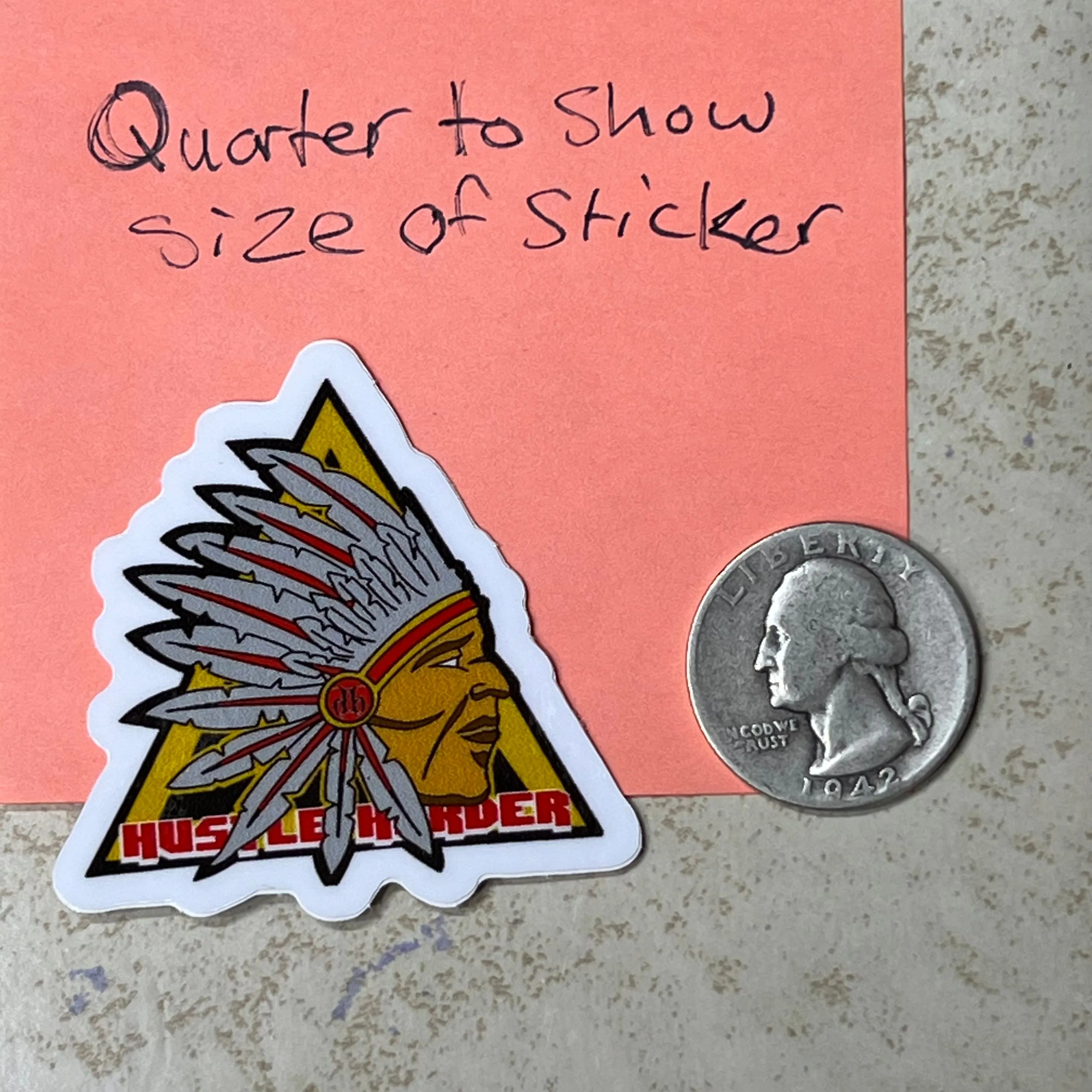 Product image for Small Indian Chief Head Sticker