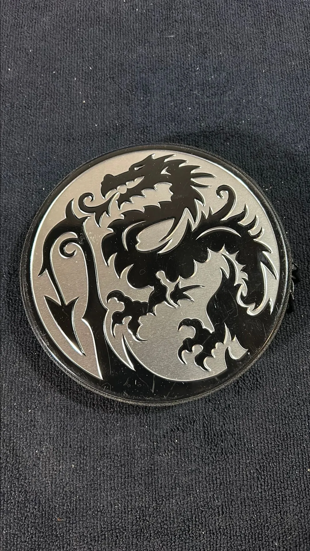Product image for 24 CD Dragon Metallic Zippered Case