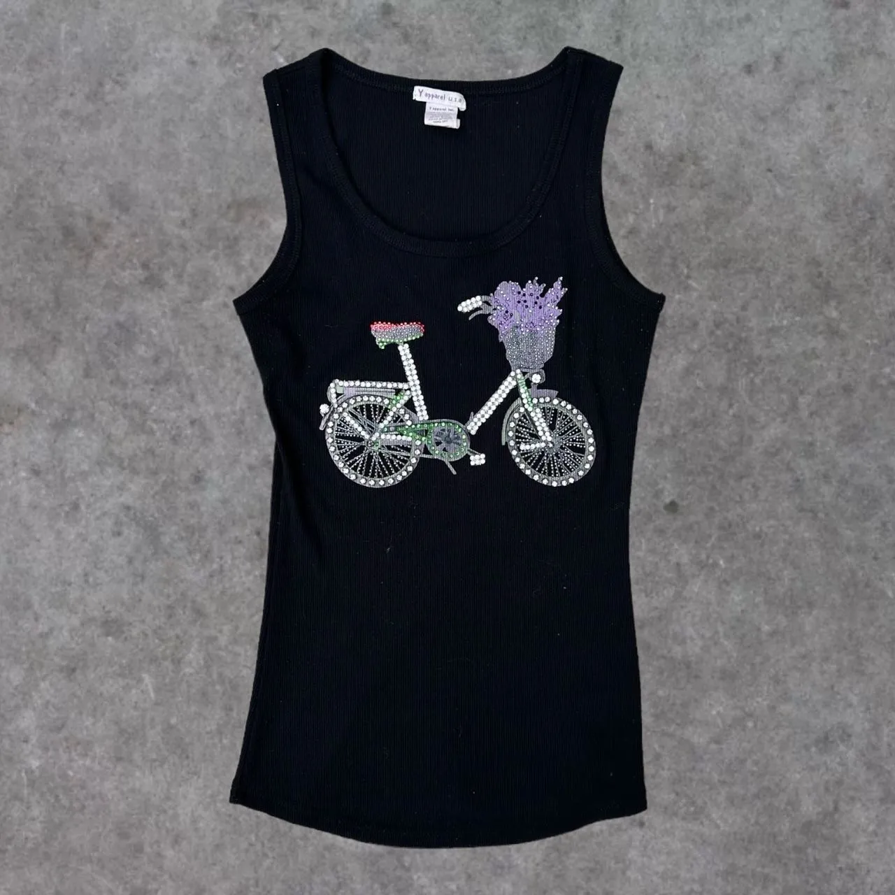 Product image for Black Bedazzled Tank