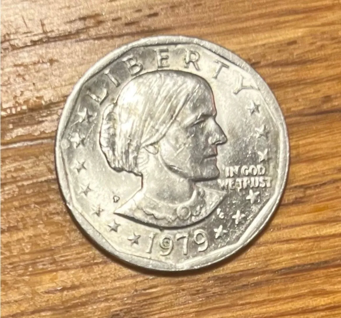 Product image for 1979 Susan B Anthony One Dollar Liberty P Coin - Rare FG - Frank Gasparri