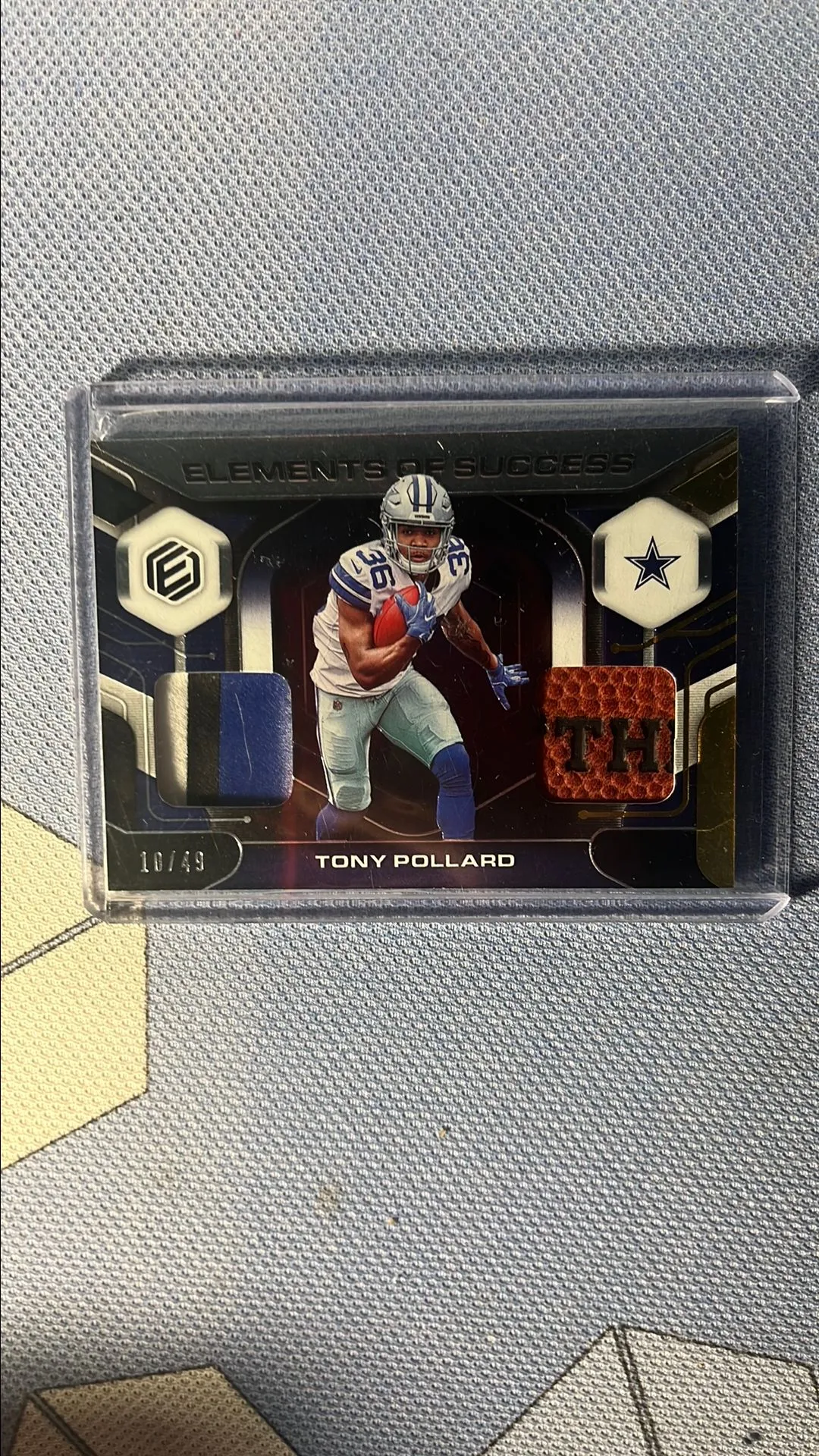 Product image for Tony Pollard Patch Football piece /40