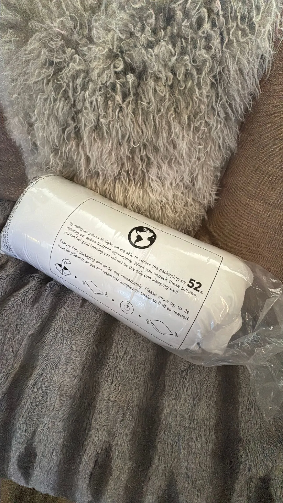 Product image for Standard pillow new in pkg