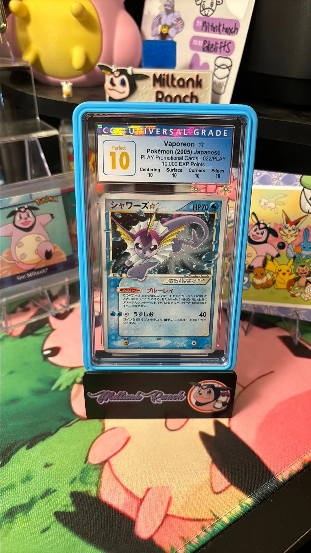 Product image for VAPOREON ⭐️ PLAY PROMO   CGC PERFECT 10    *POP 1*