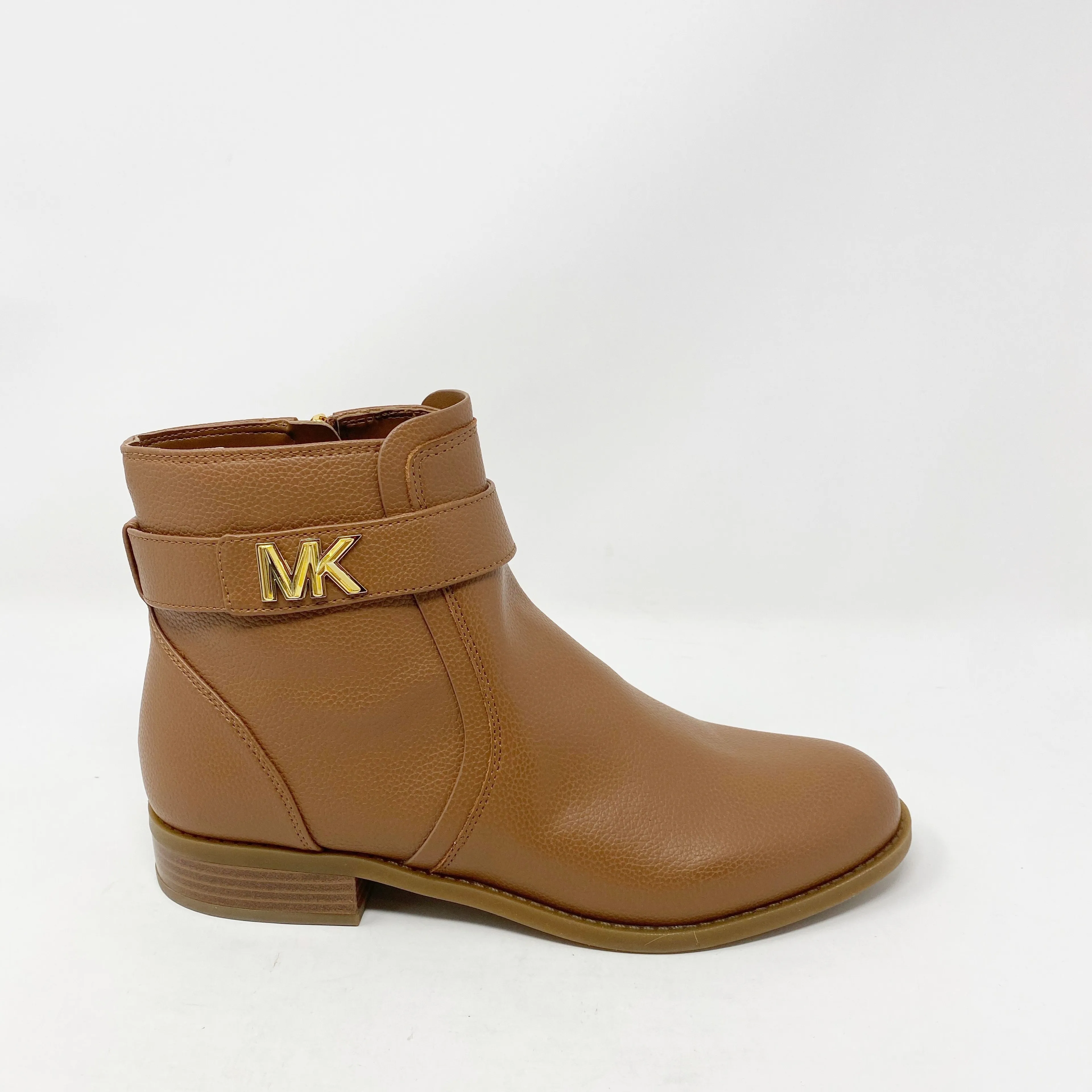Product image for #7/O Michael Kors Cognac Faux Leather Jilly Bootie; Size 9; MSRP $140