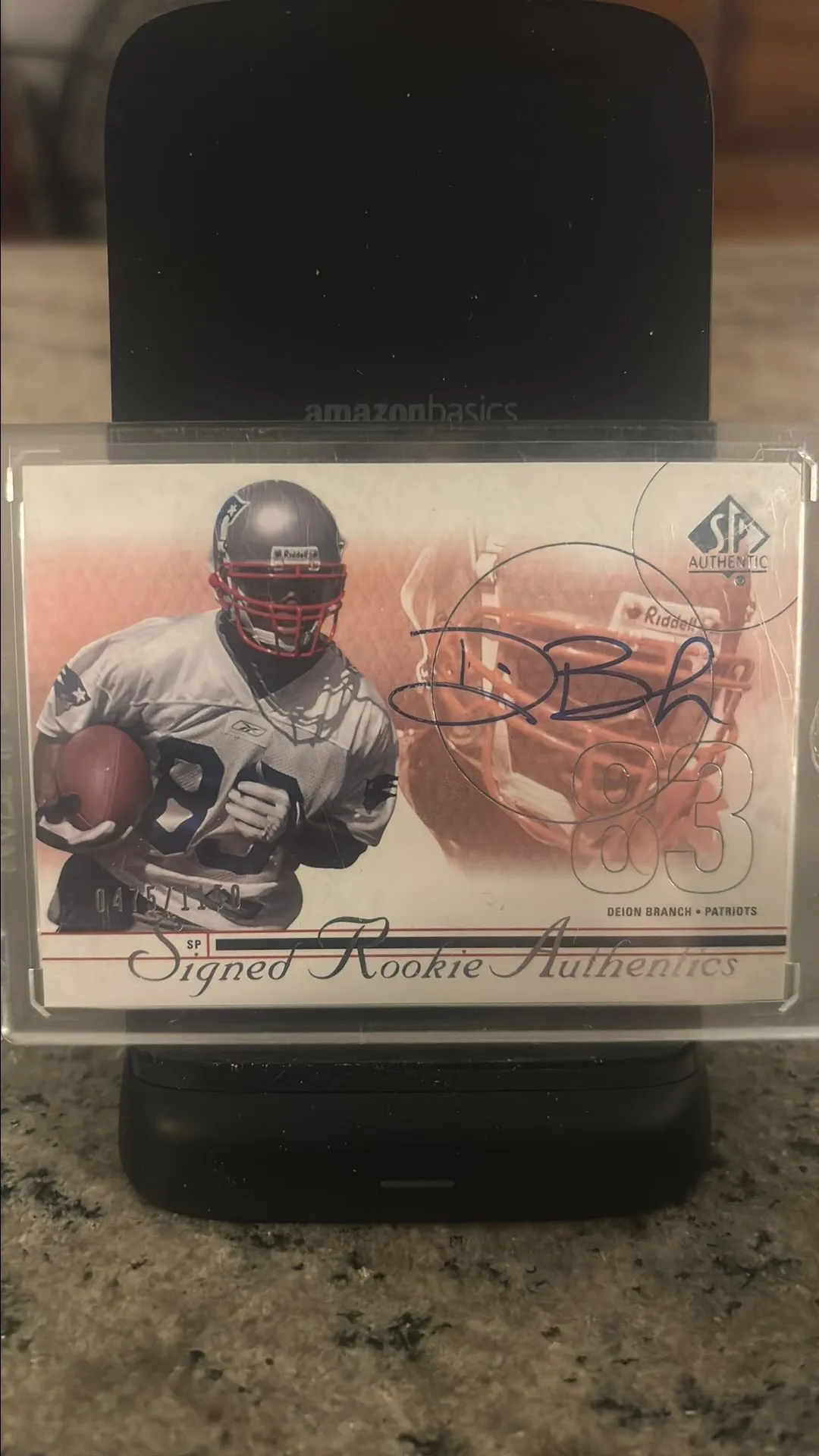 Product image for Deion Branch Rookie Auto /1150