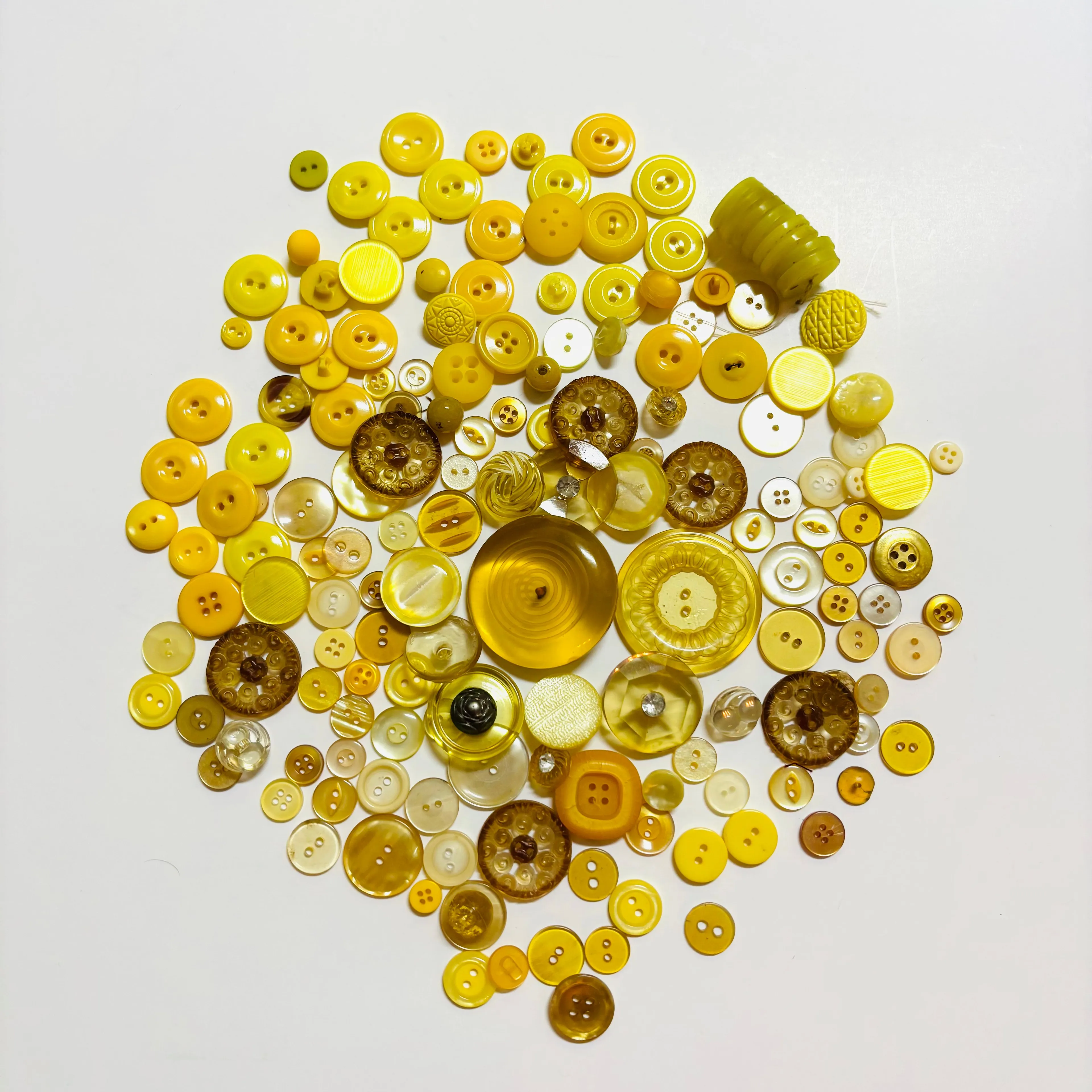 Product image for Yellow Buttons Lot