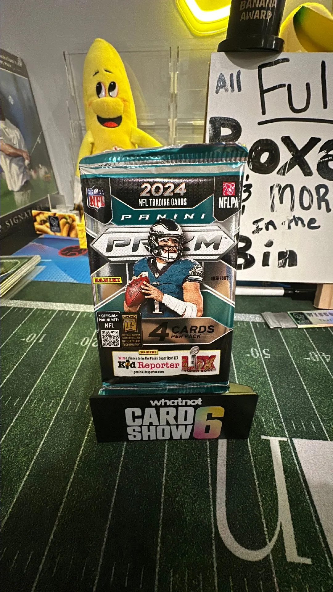 Product image for 2024 Panini Prizm Football NFL 4 Card Sealed Pack Huge Rookie Class