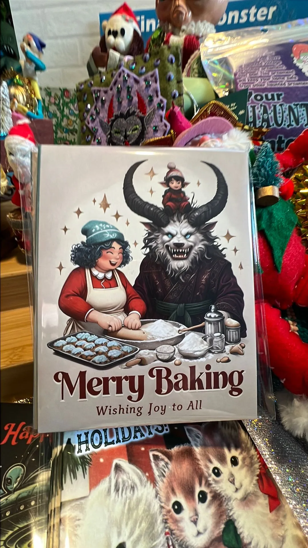 Product image for Bn004. Krampus' Hallmark holiday movie debut cards 10 pack
