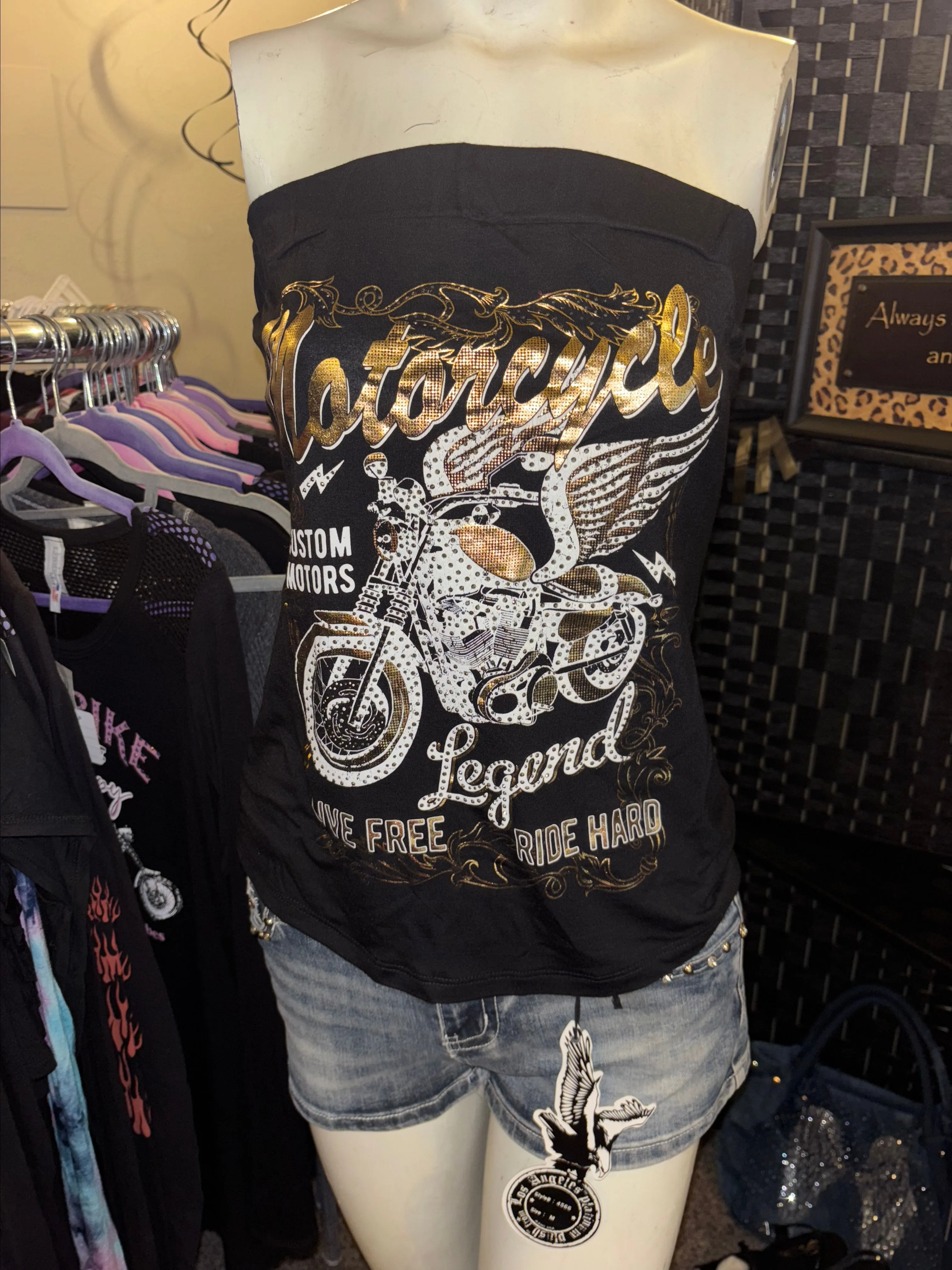 Product image for Liberty Wear Motorcycle Legend Tube Top