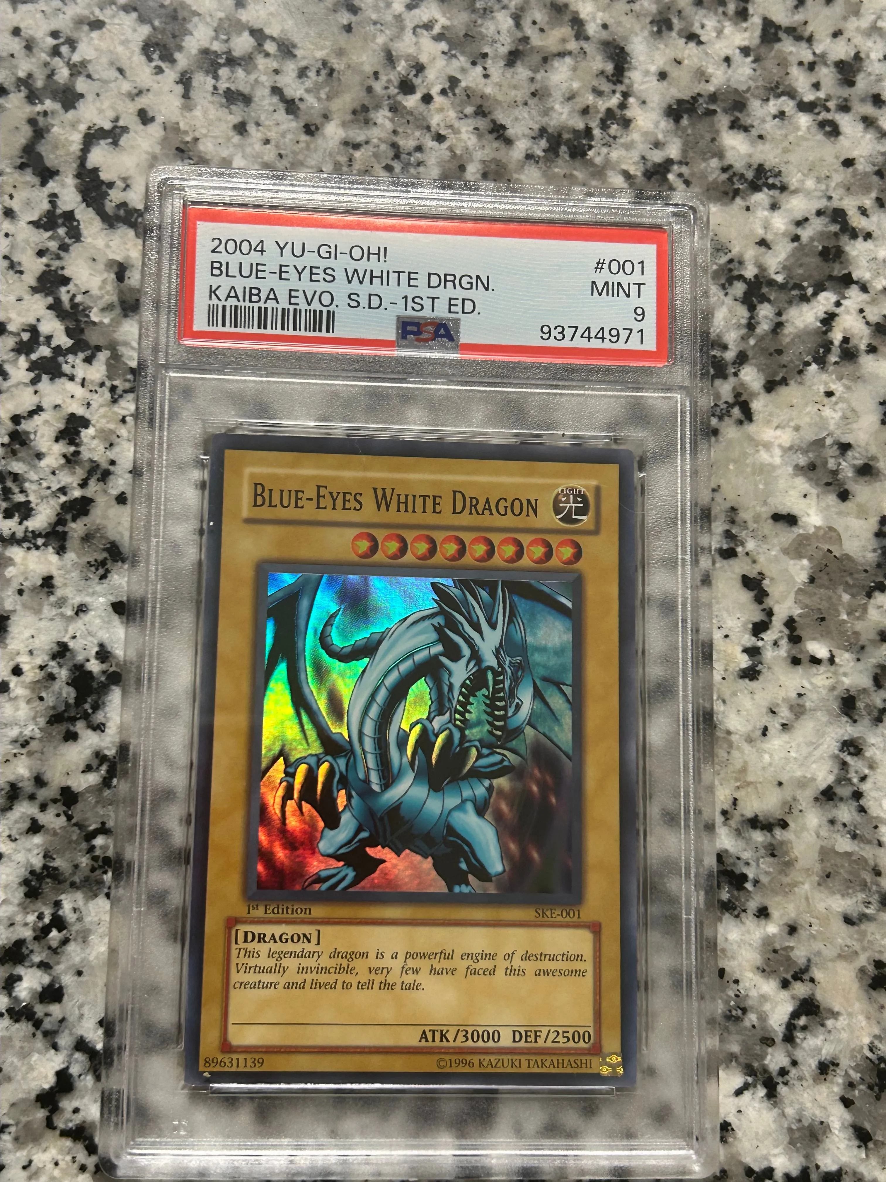 PSA MINT 9 2004 001 BLUE-EYES WHITE DRAGON 1ST EDITION  Whatnot: Shop,  Sell, Connect