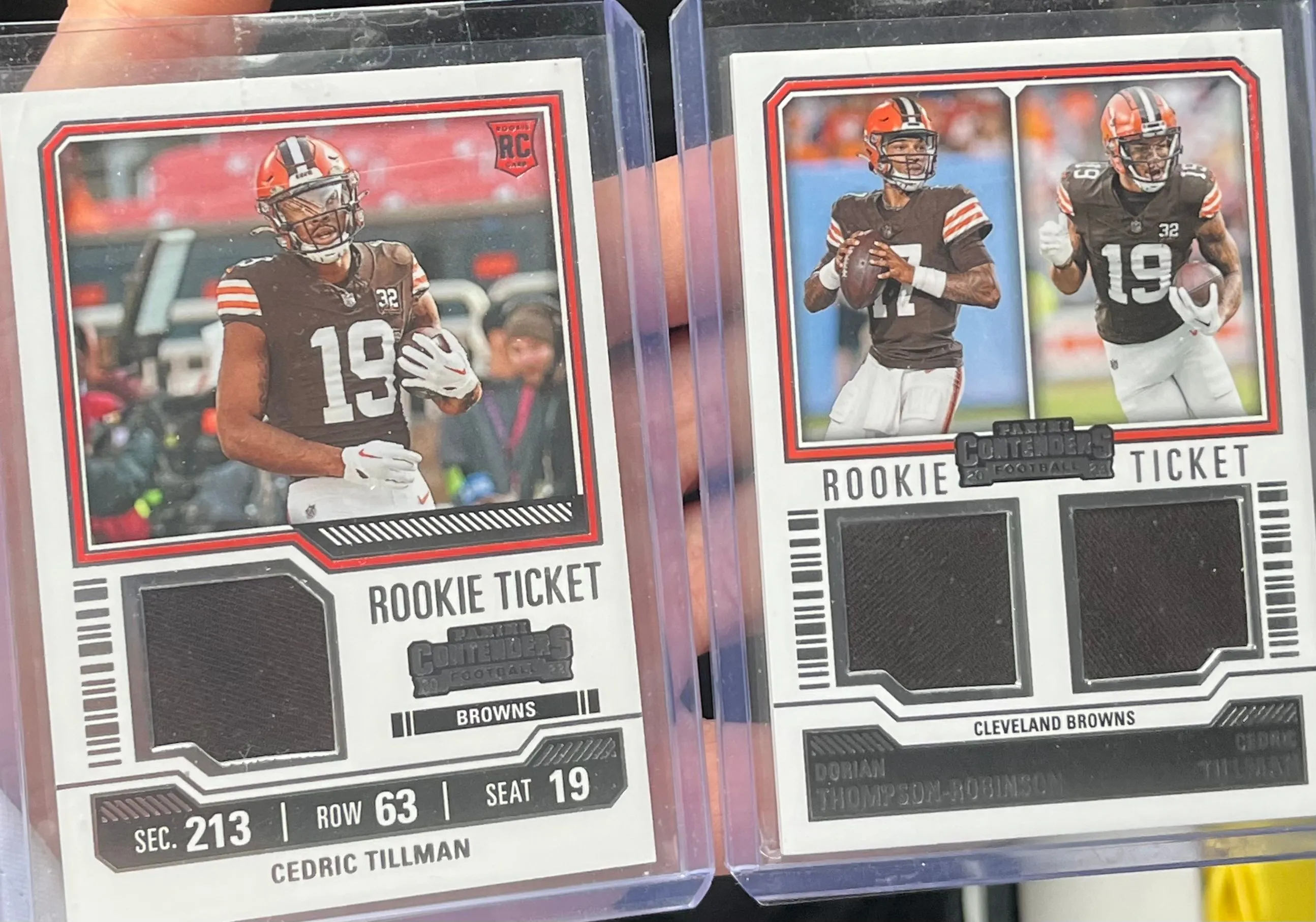 Product image for x2 rookie patch lot
