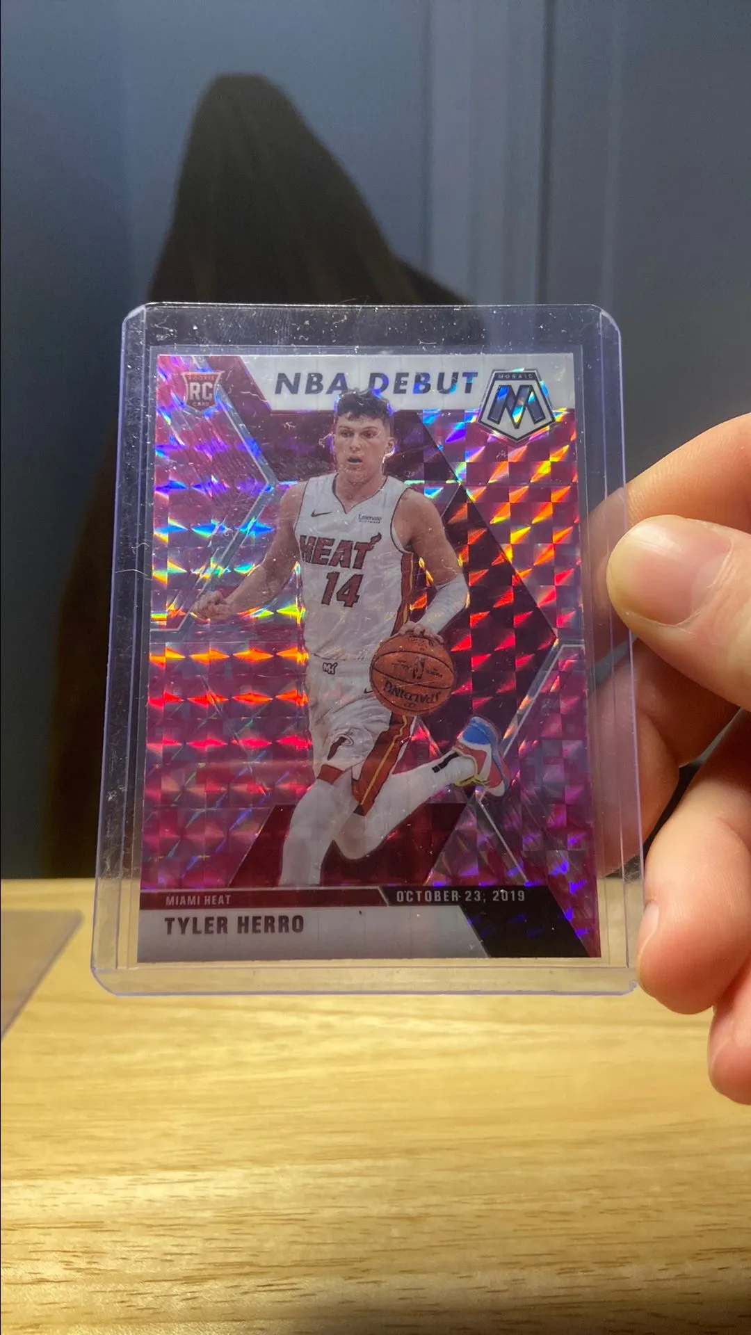 Product image for Tyler Herro Pink Camo Mosaic Rookie
