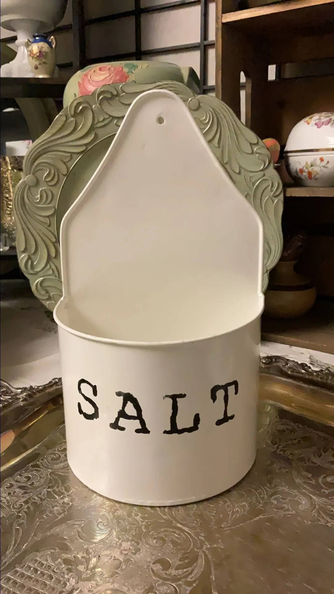 Product image for Metal salt wall pocket