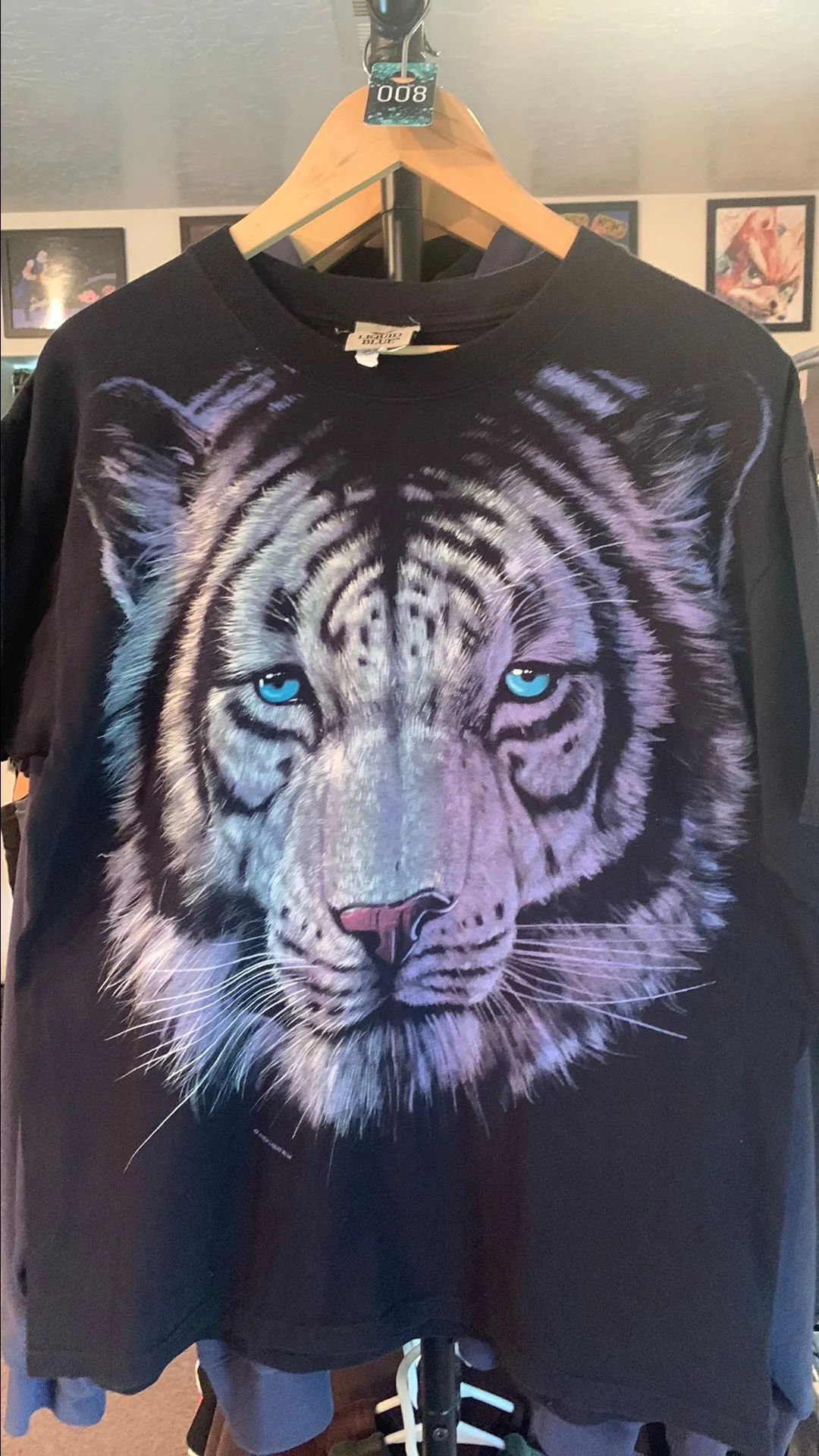 Product image for 02. Liquid Blue Y2K 1998 White Tiger - Large