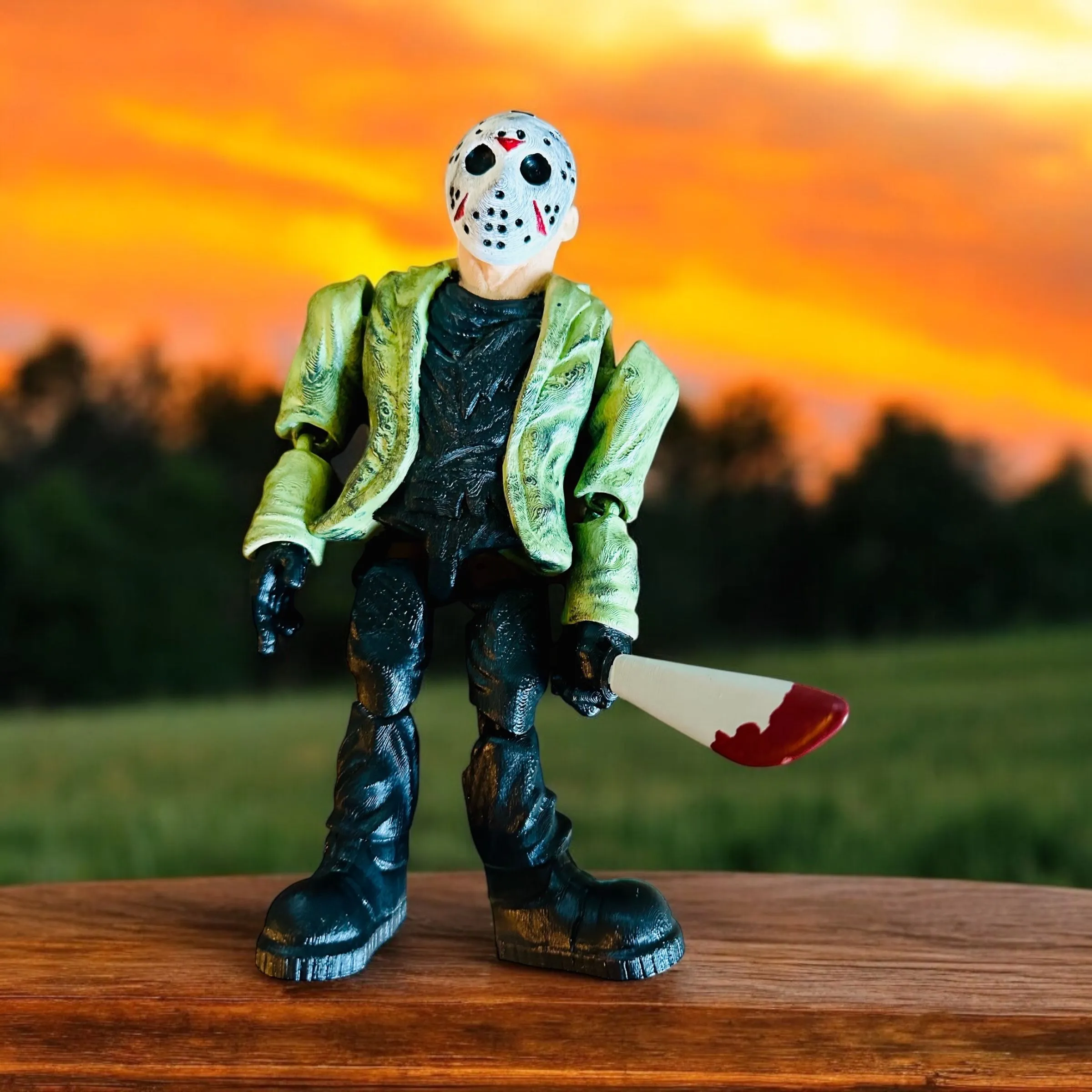 Product image for Jason 3D Printed Hand Painted 9 1/2 in tall