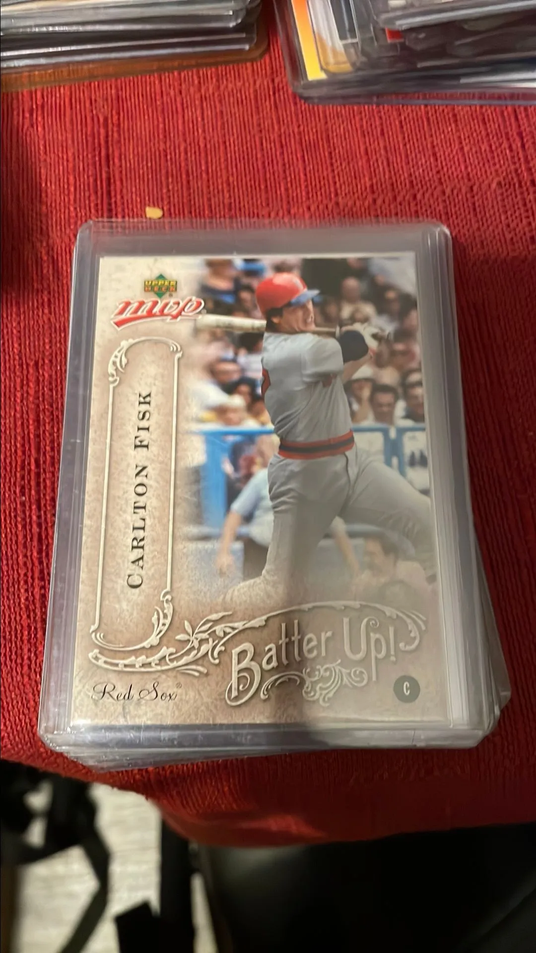 Product image for Upper deck MVP Carlton Fisk Batter up!
