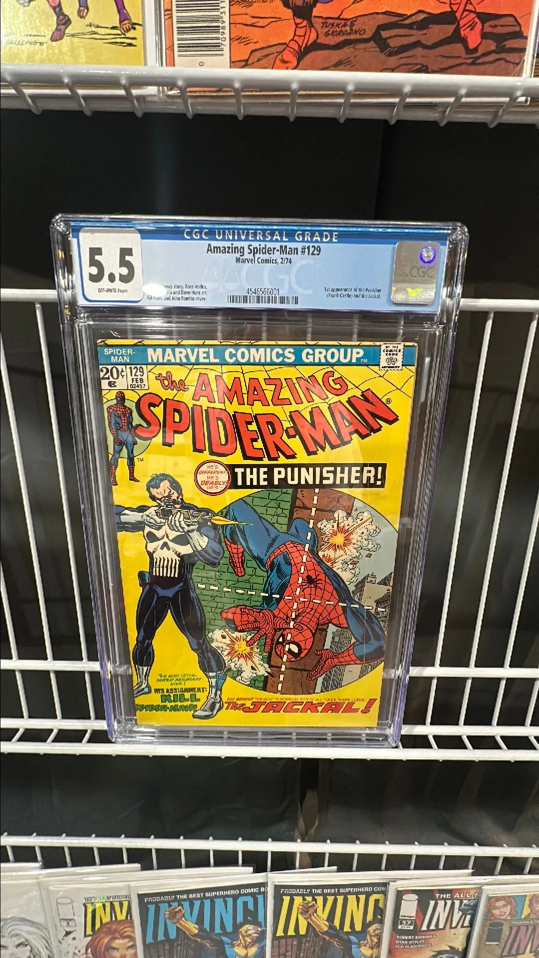 Product image for Amazing Spider-Man #129 (1974) CGC 5.5
