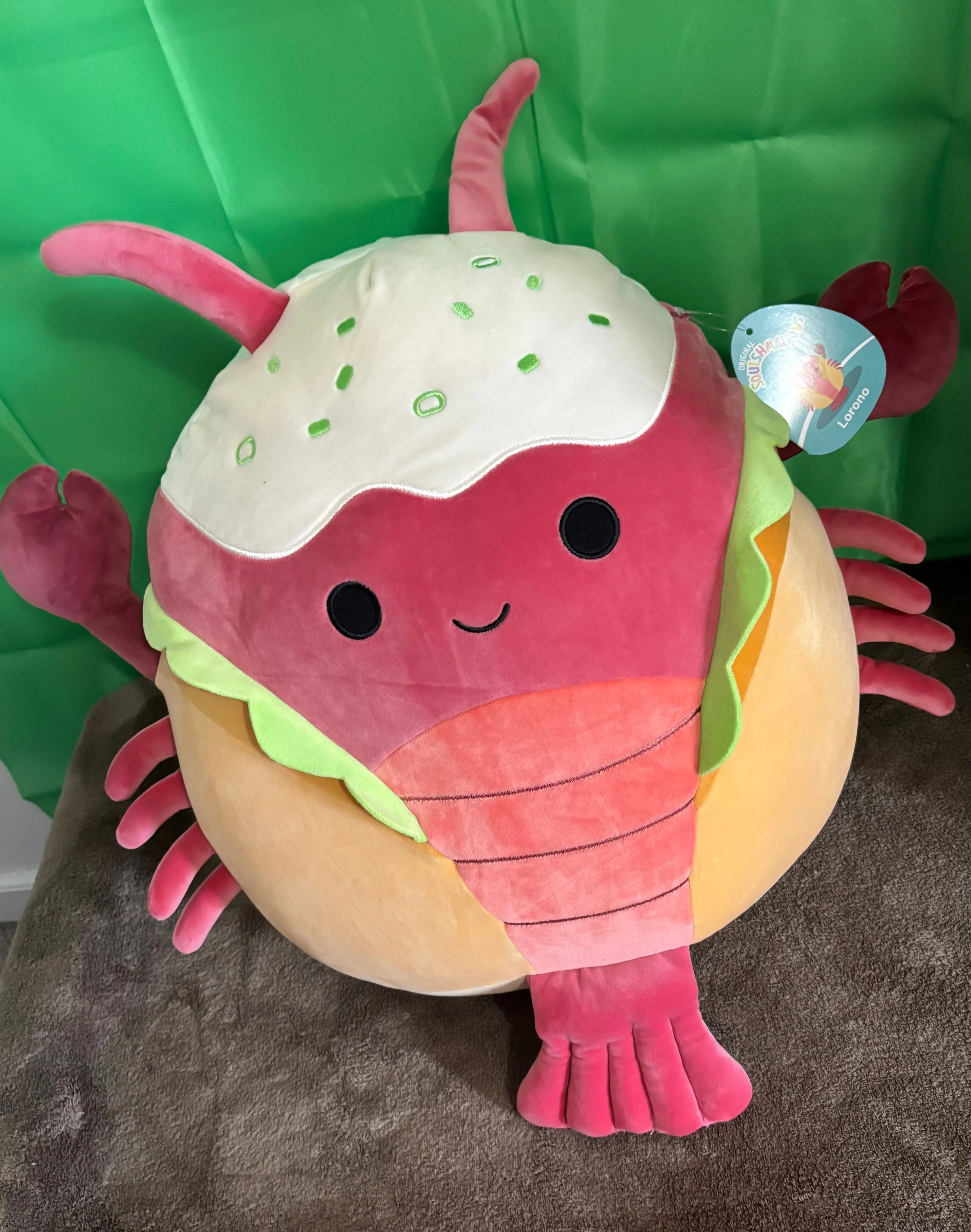 Product image for NWT Squishmallows Original 16-Inch Lorono Lobster in Lobster Roll