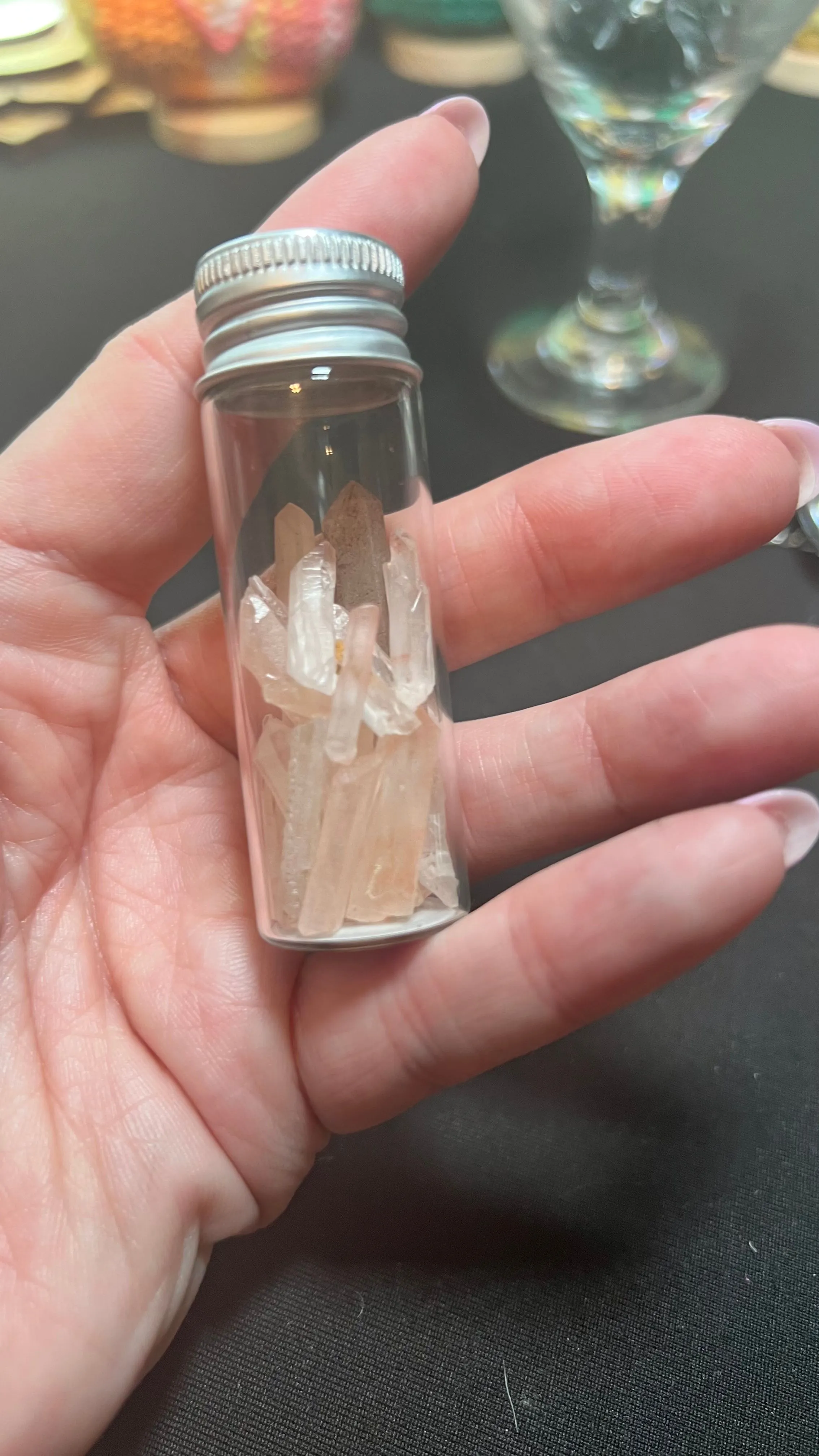 Product image for Hematite matchstick quartz