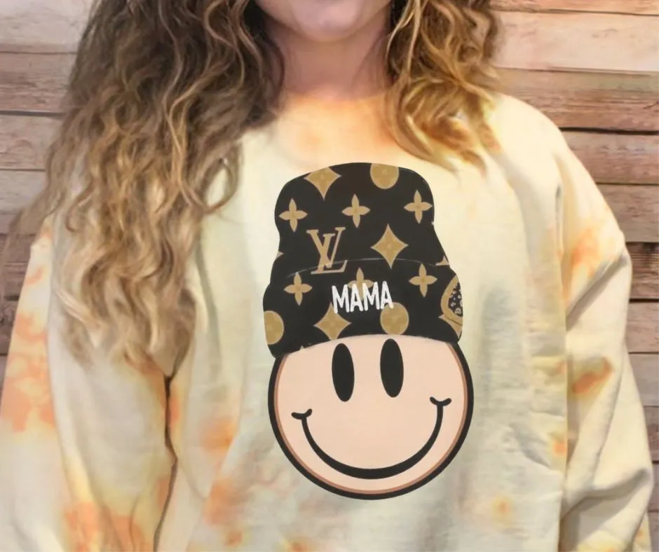 Product image for LV Inspired Mama HandDye Sweatshirt