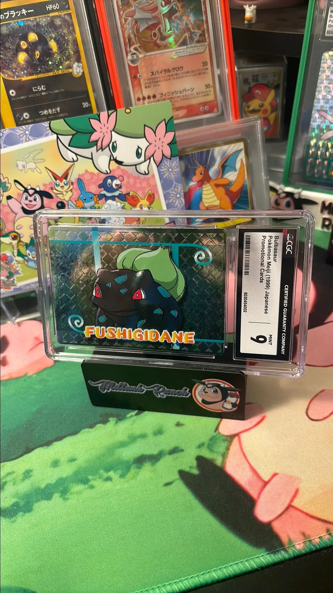 Product image for BULBASAUR  MEIJI EMBOSSED PROMO  CGC MINT 9