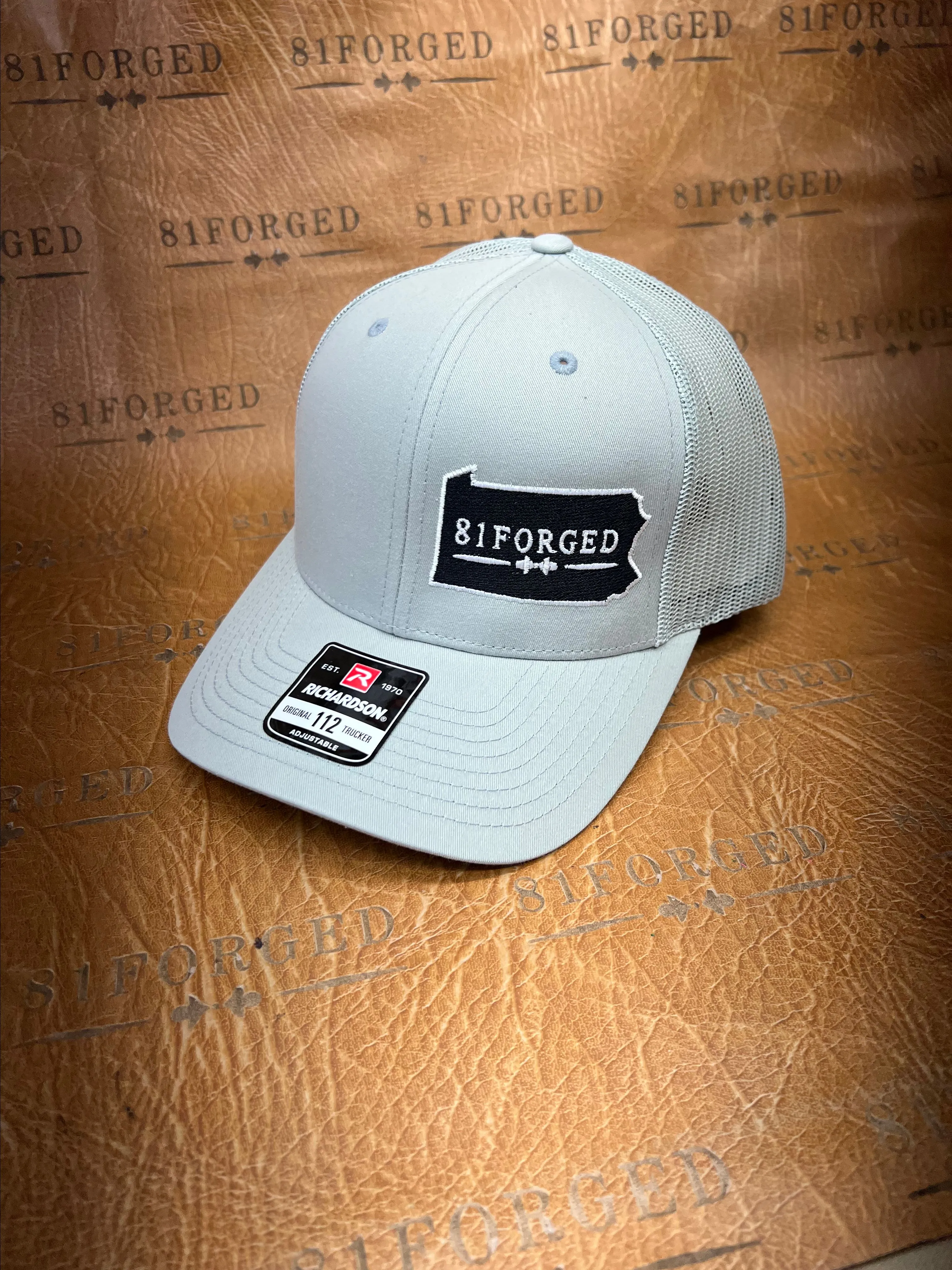 Product image for Richardson 112  hat with the 81Forged Logo.